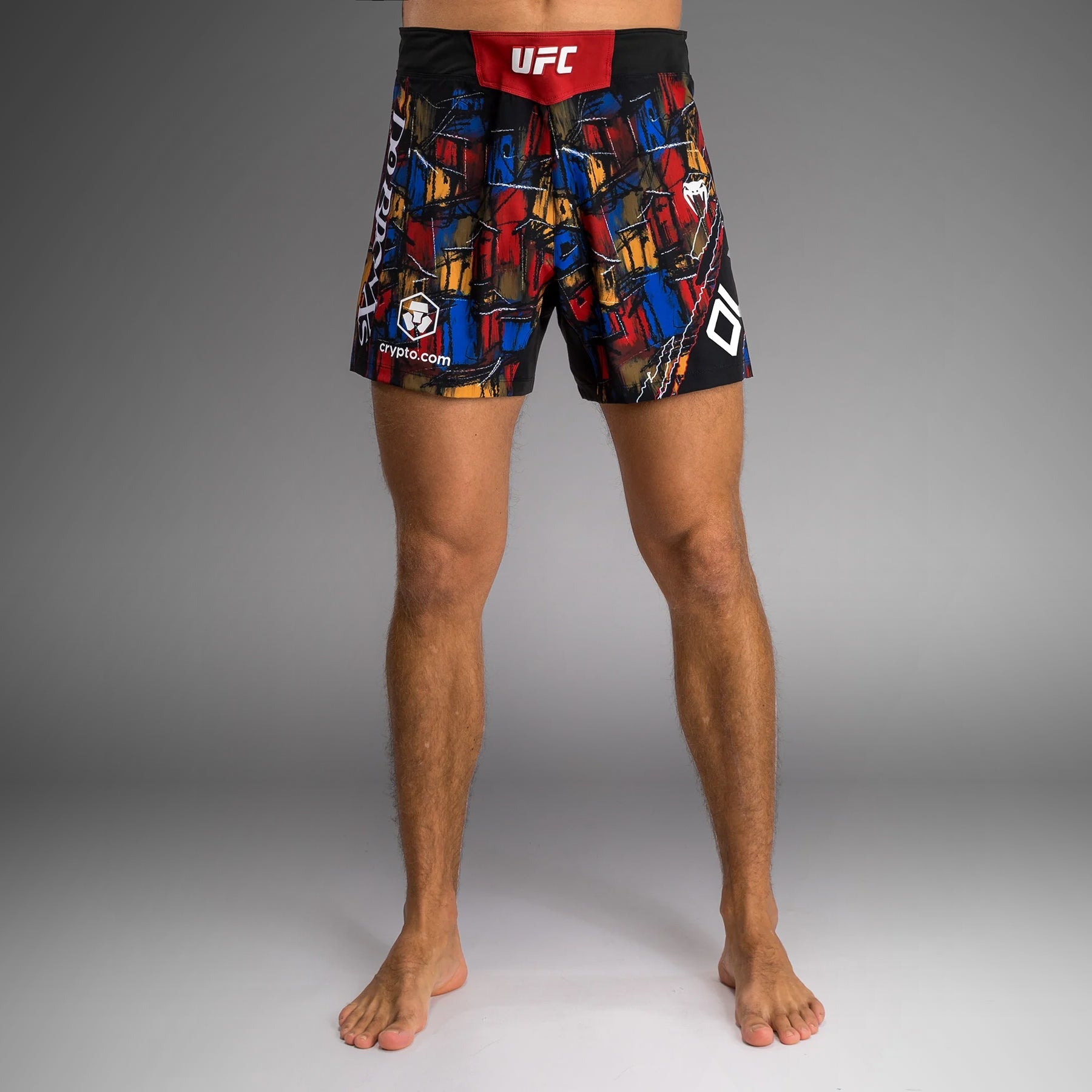 Men's UFC Unrivaled by Venum Red Charles Oliveira Fight Short