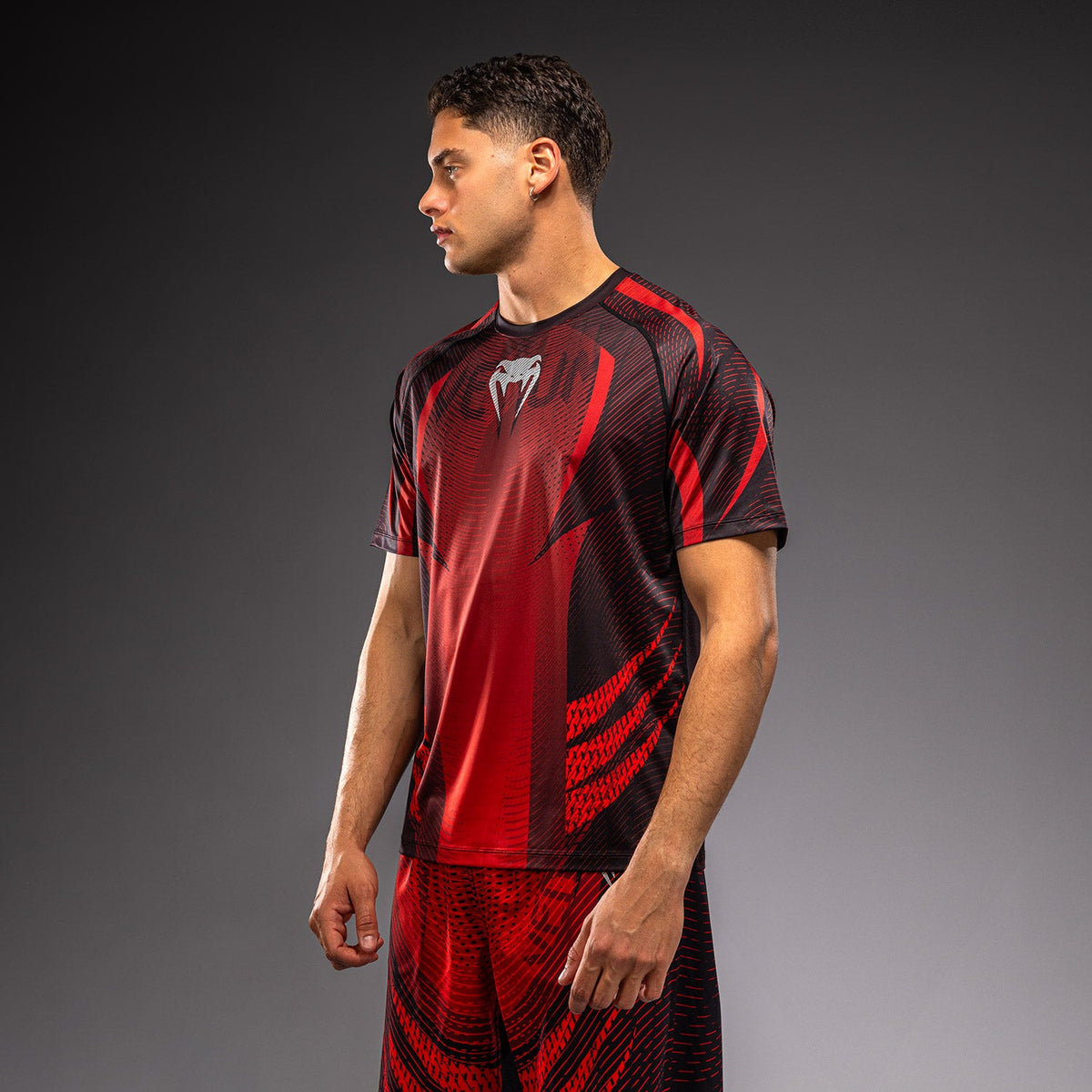 Venum Galactic 3.0 Dry Tech T-Shirt - Red/Silver  product-type_Dry Tech T-Shirts Venum