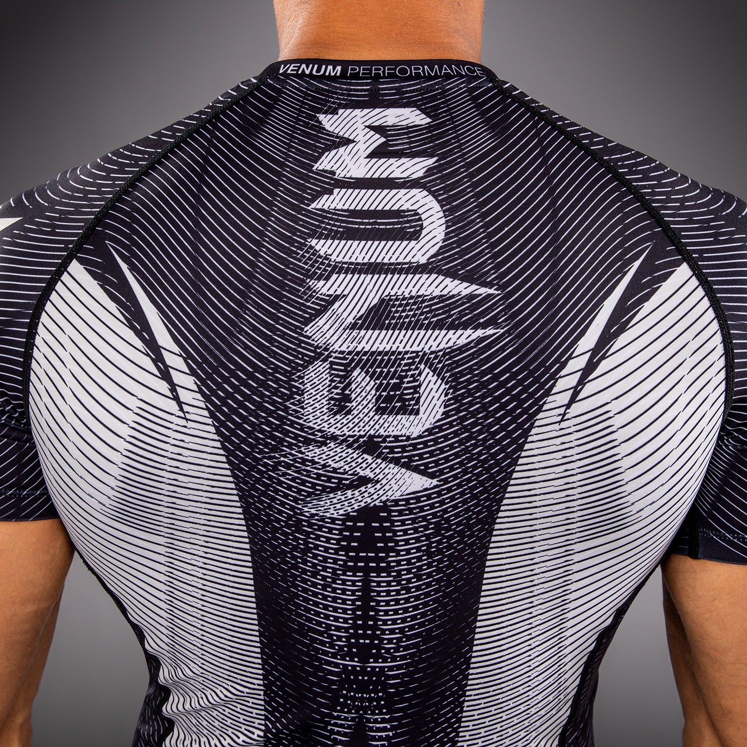 Venum Galactic 3.0 Short Sleeve Rashguard - Off-White/Black  product-type_Compression T-Shirts Venum