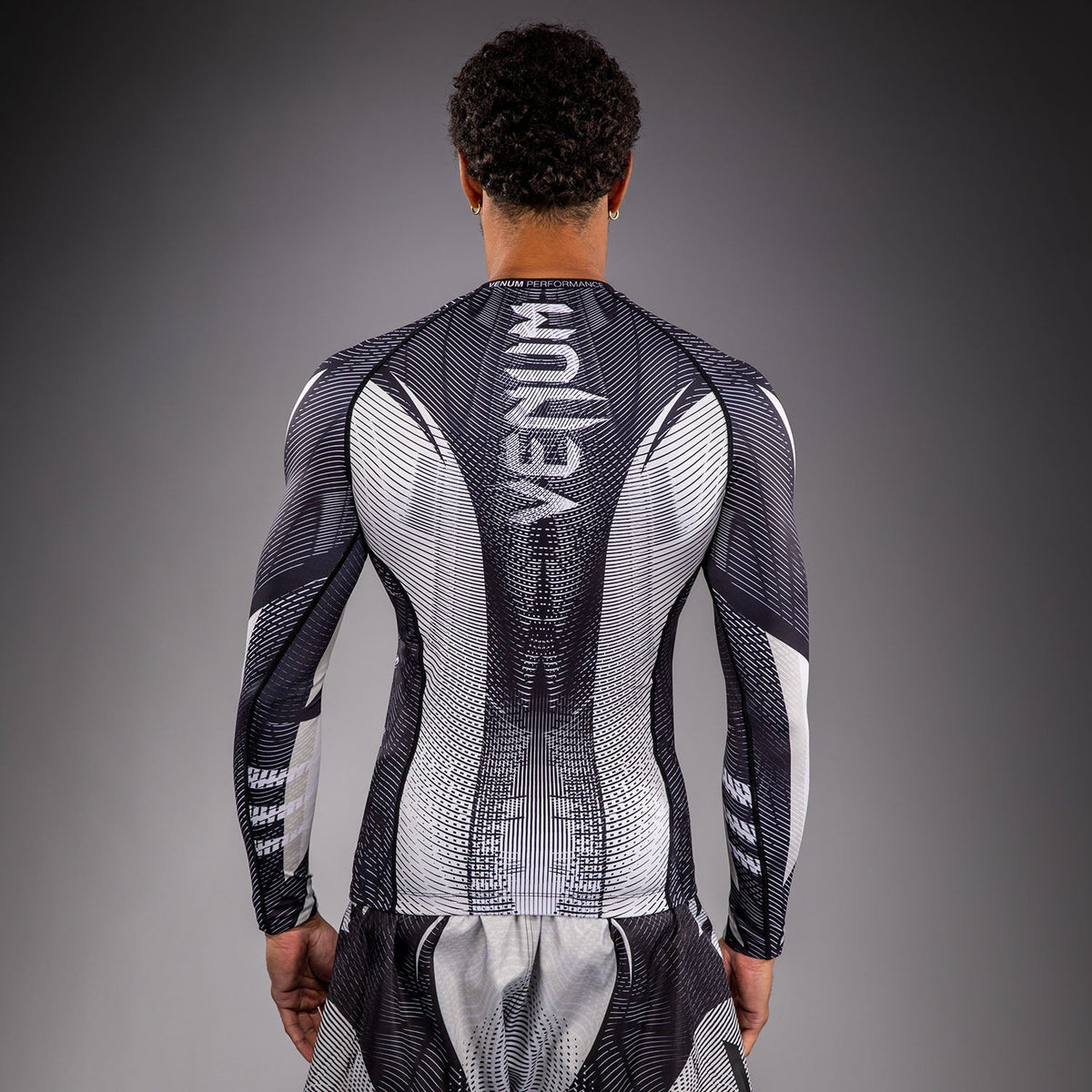 Venum Galactic 3.0 Long Sleeve Rashguard - Off-White/Black  product-type_Compression T-Shirts Venum