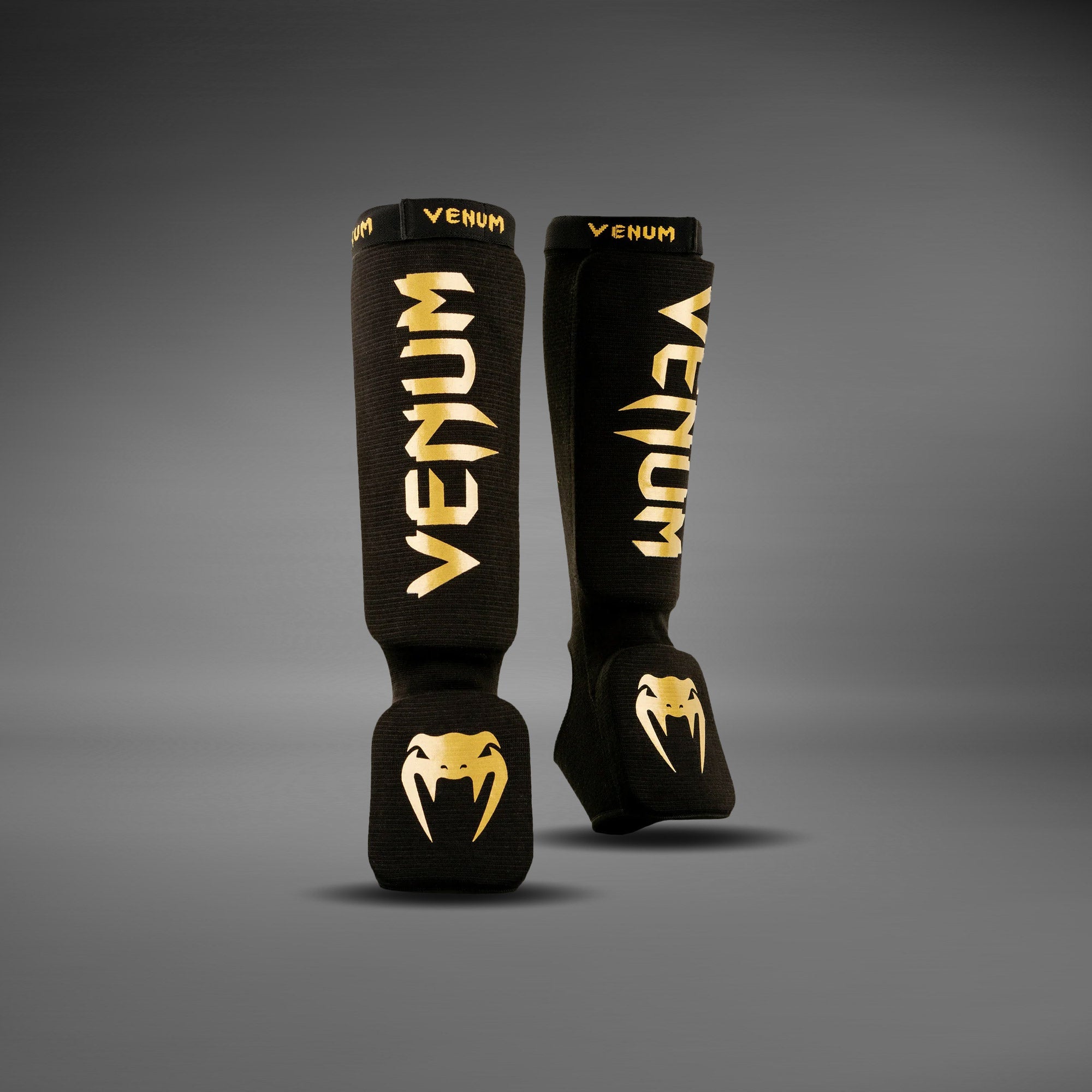Venum Kontact Shin Guards with Foot