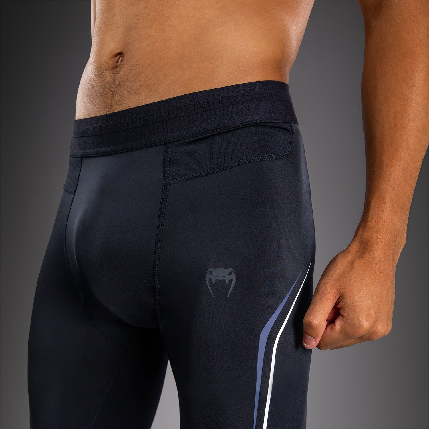 Venum G-Core Spats - Navy Blue/White  product-type_Compression Pants Venum