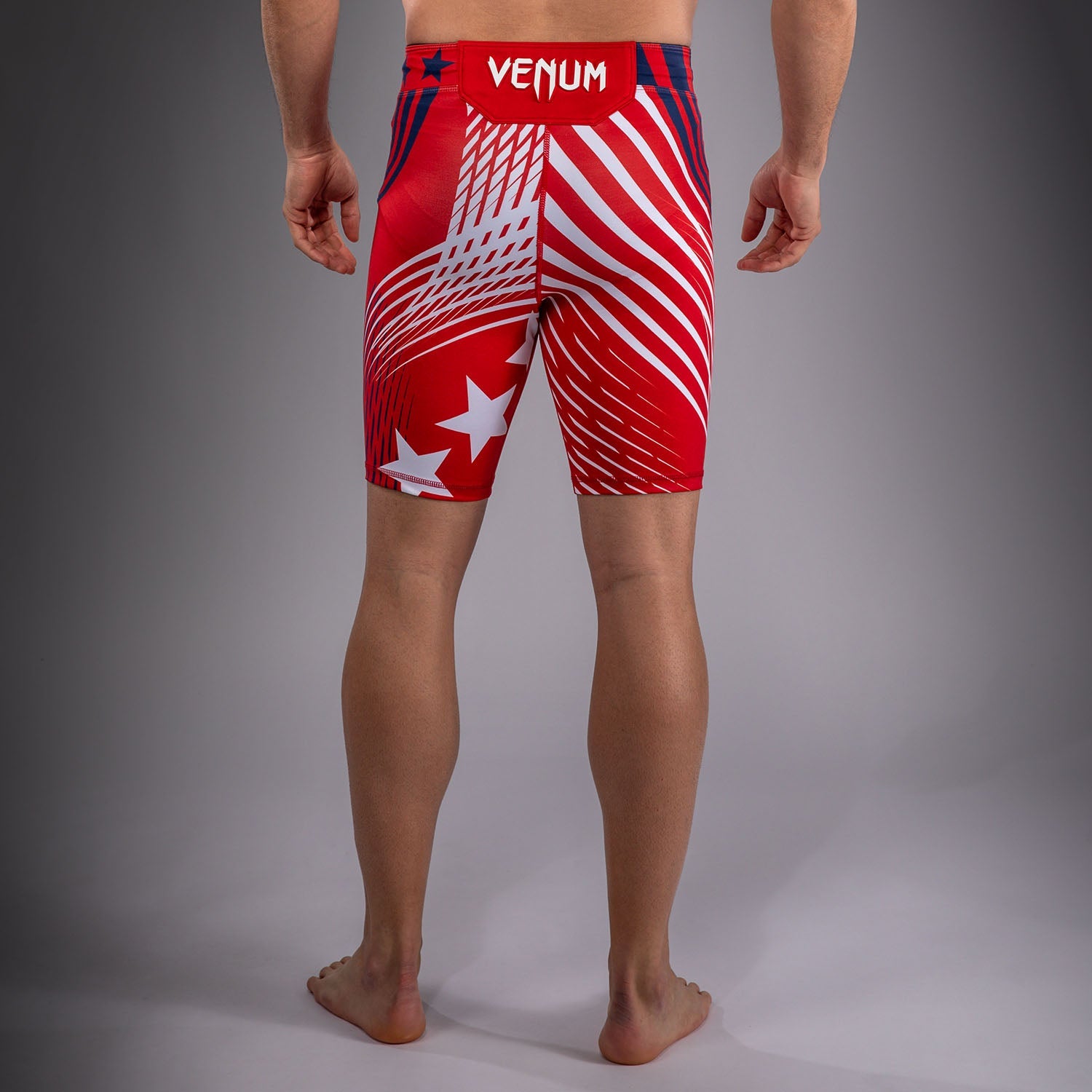 Men's UFC Freedom 250 by Venum Red Authentic Fight Night Vale Tudo Short - Fighter