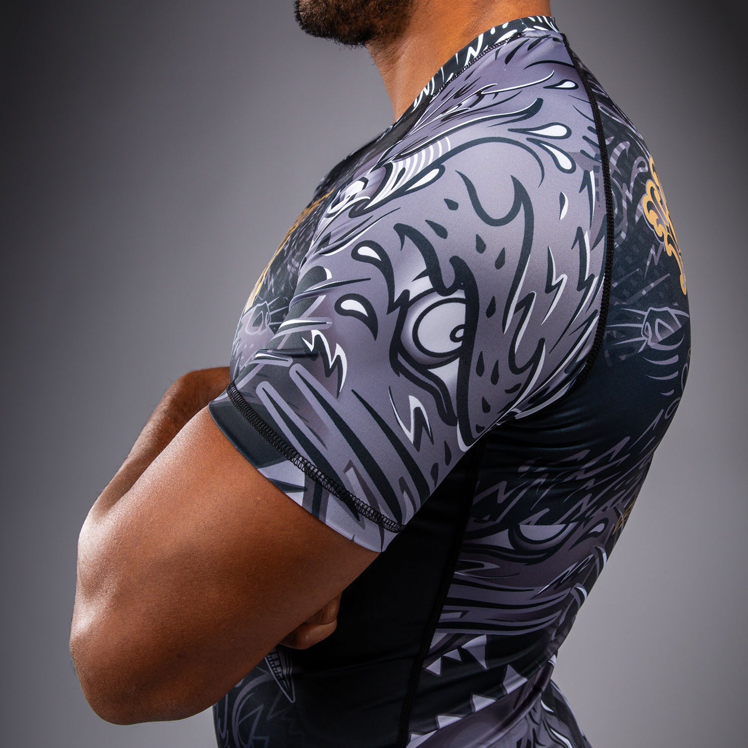 Venum Wolf Atak Short Sleeve Rashguard