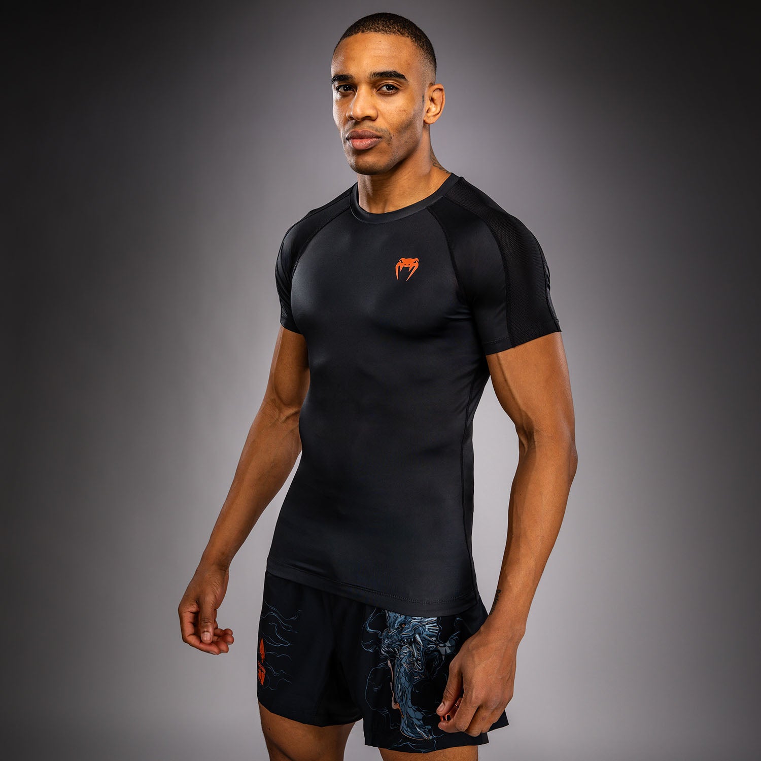 Venum Thunder Dragon Short Sleeves Rashguard