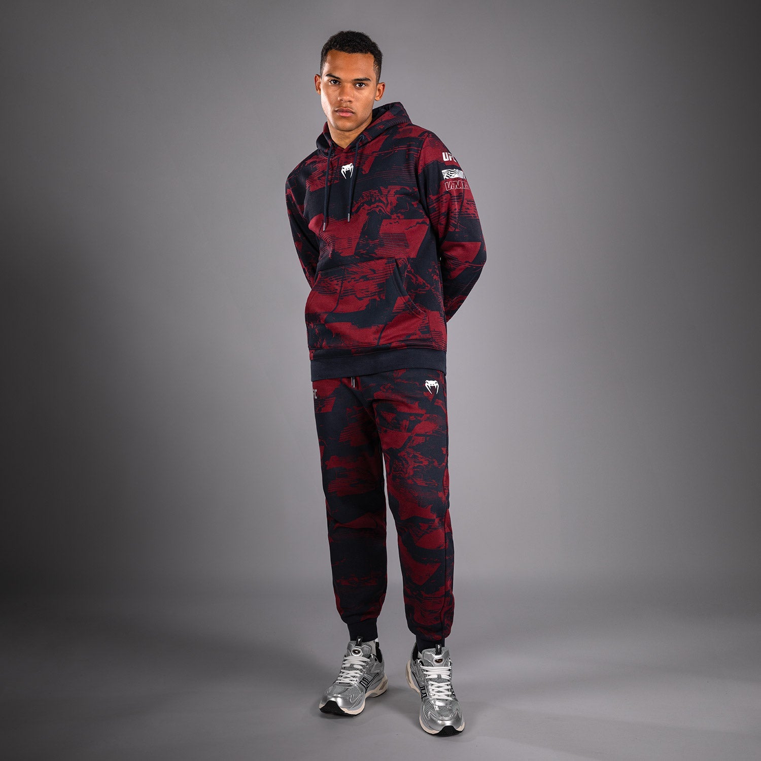 Men's UFC Zenith by Venum Burgundy Authentic Fight Week Pullover Hoodie  product-type_Sweatshirts Venum