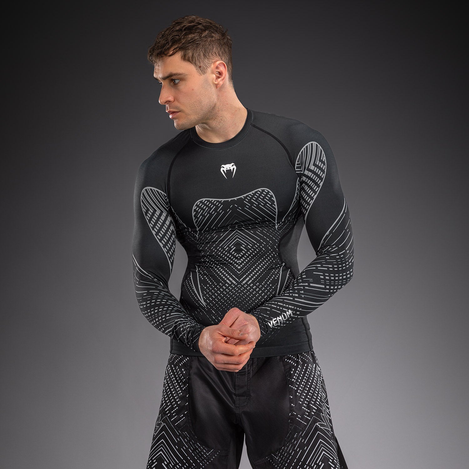 Venum Midnight Fury Long Sleeve Rashguard