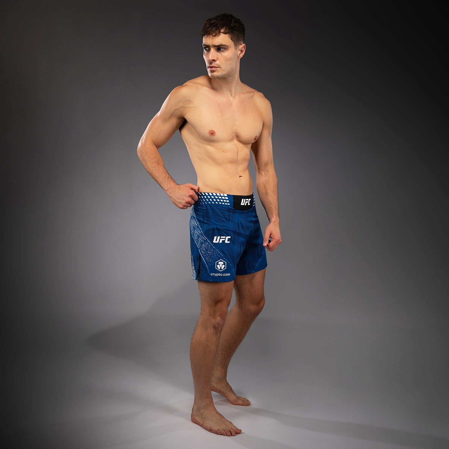 Men's UFC Zenith by Venum Blue Authentic Fight Night Short Fit Fight Short Personalized