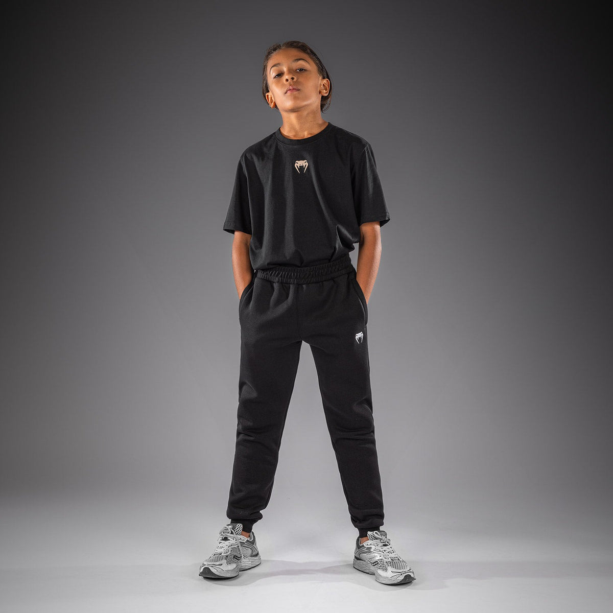 Venum Attack Fleece & Weave Kids Joggers - Black  product-type_Jogging Pants Venum