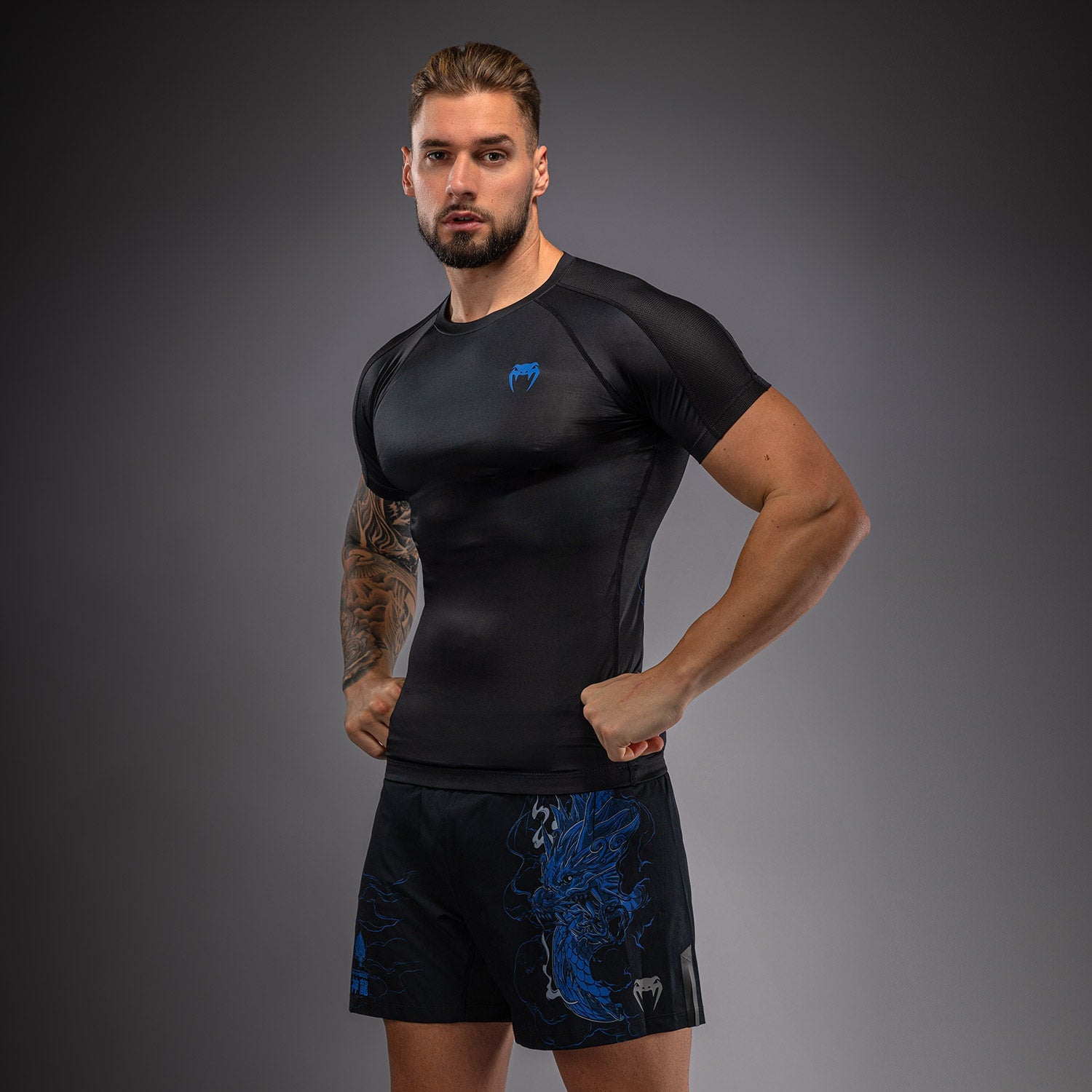 Venum Thunder Dragon Short Sleeves Rashguard