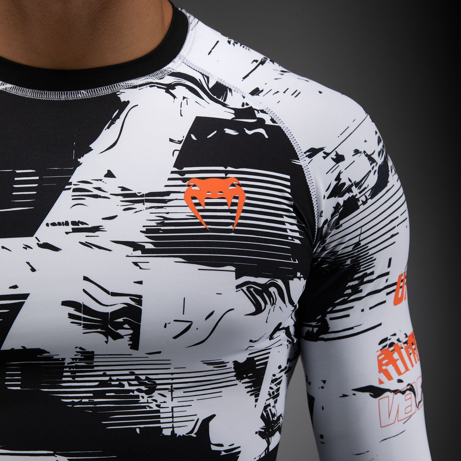 Men's UFC Zenith by Venum White Authentic Fight Week Performance Long Sleeve Rashguard  product-type_Compression T-Shirts Venum