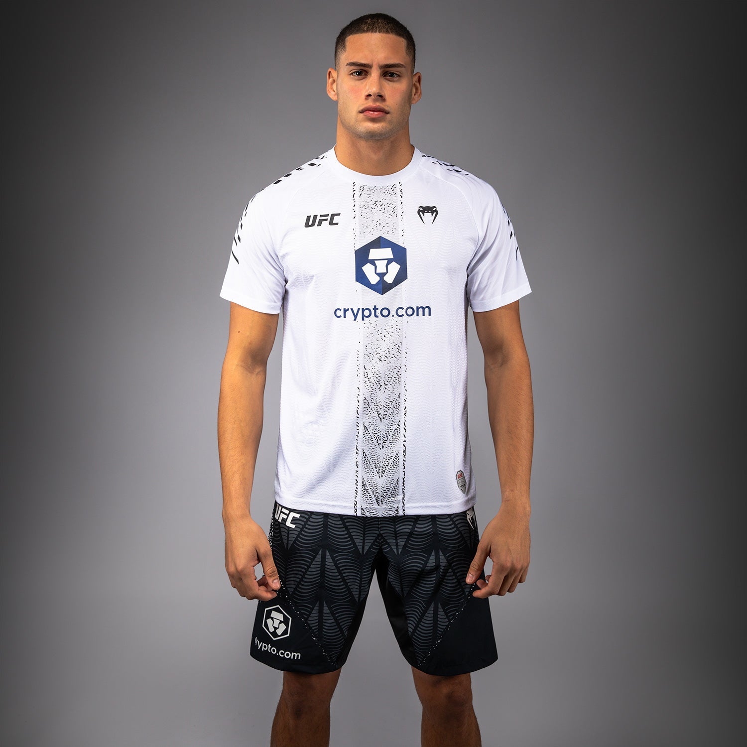 Men's UFC Zenith by Venum White Authentic Fight Night Walkout Jersey Personalized