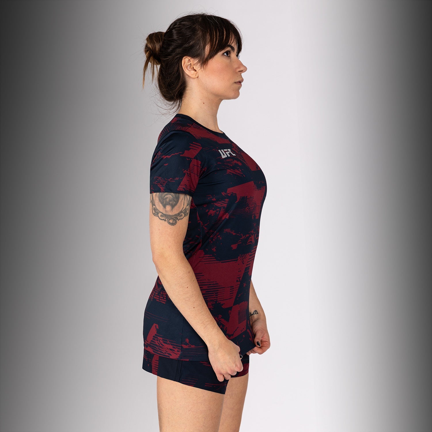Women’s UFC Zenith by Venum Burgundy Authentic Fight Week Performance Short Sleeve T-Shirt  product-type_Dry Tech T-Shirts Venum