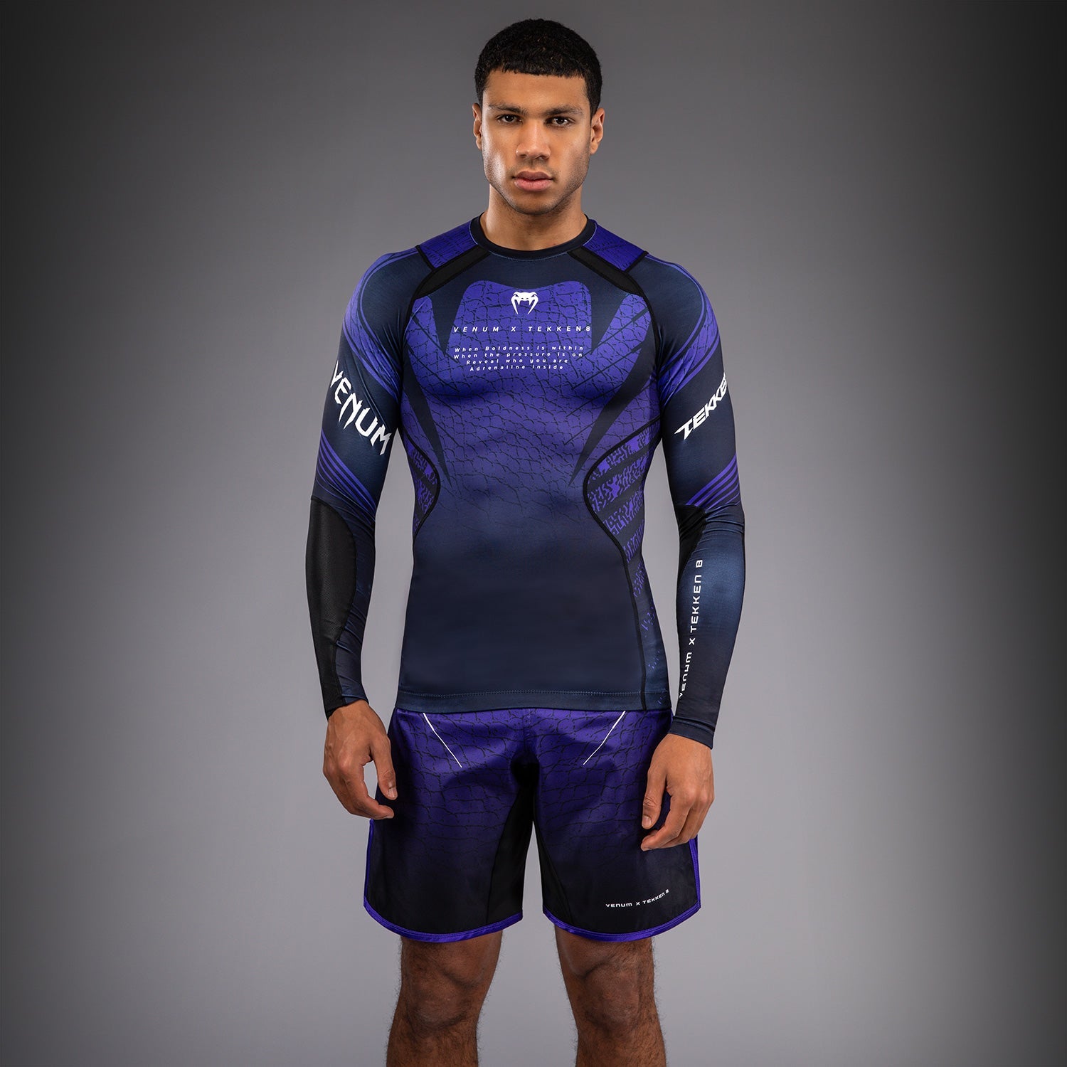 Venum x TEKKEN 8 Long Sleeve Rashguard - Kazuya