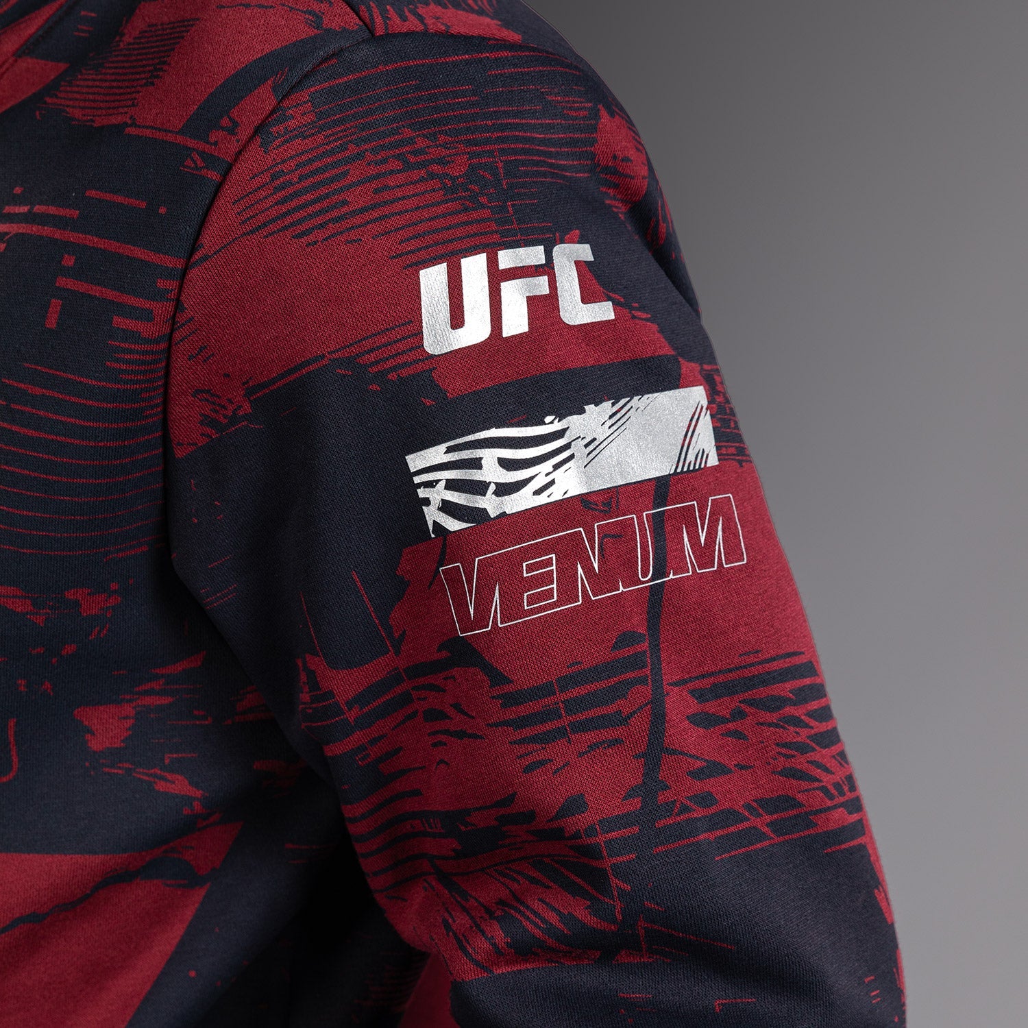 Men's UFC Zenith by Venum Burgundy Authentic Fight Week Pullover Hoodie  product-type_Sweatshirts Venum