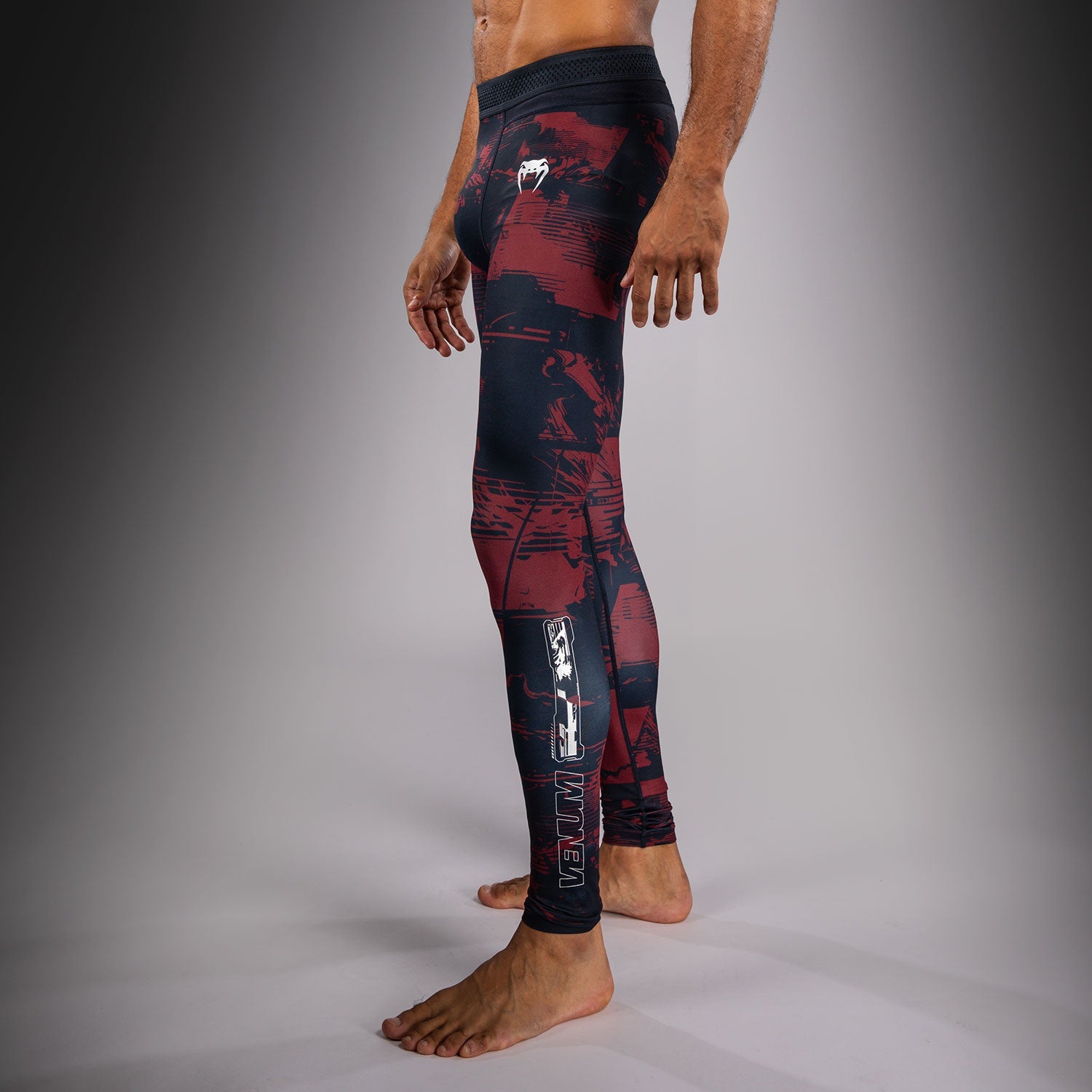 Men’s UFC Zenith by Venum Burgundy Authentic Fight Week Performance Tight  product-type_Compression Pants Venum