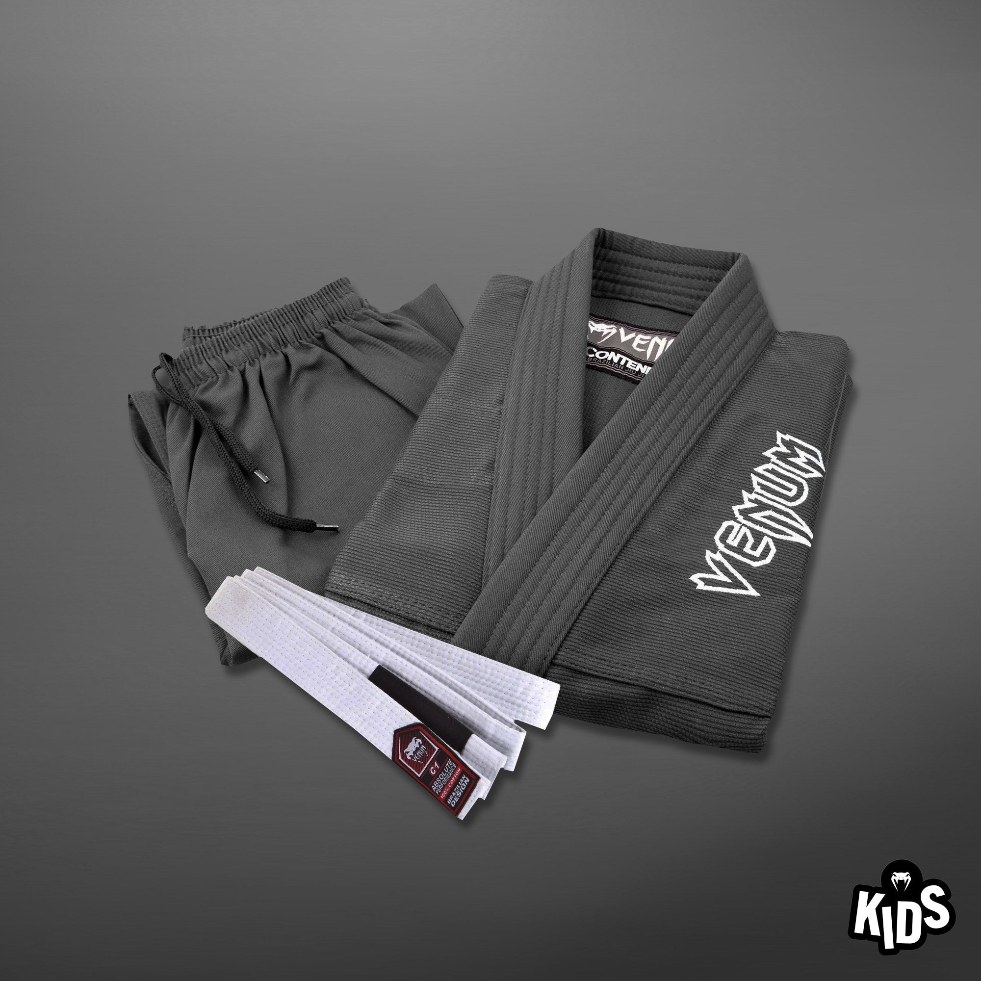Venum Contender Kids BJJ Gi (Free white belt included)