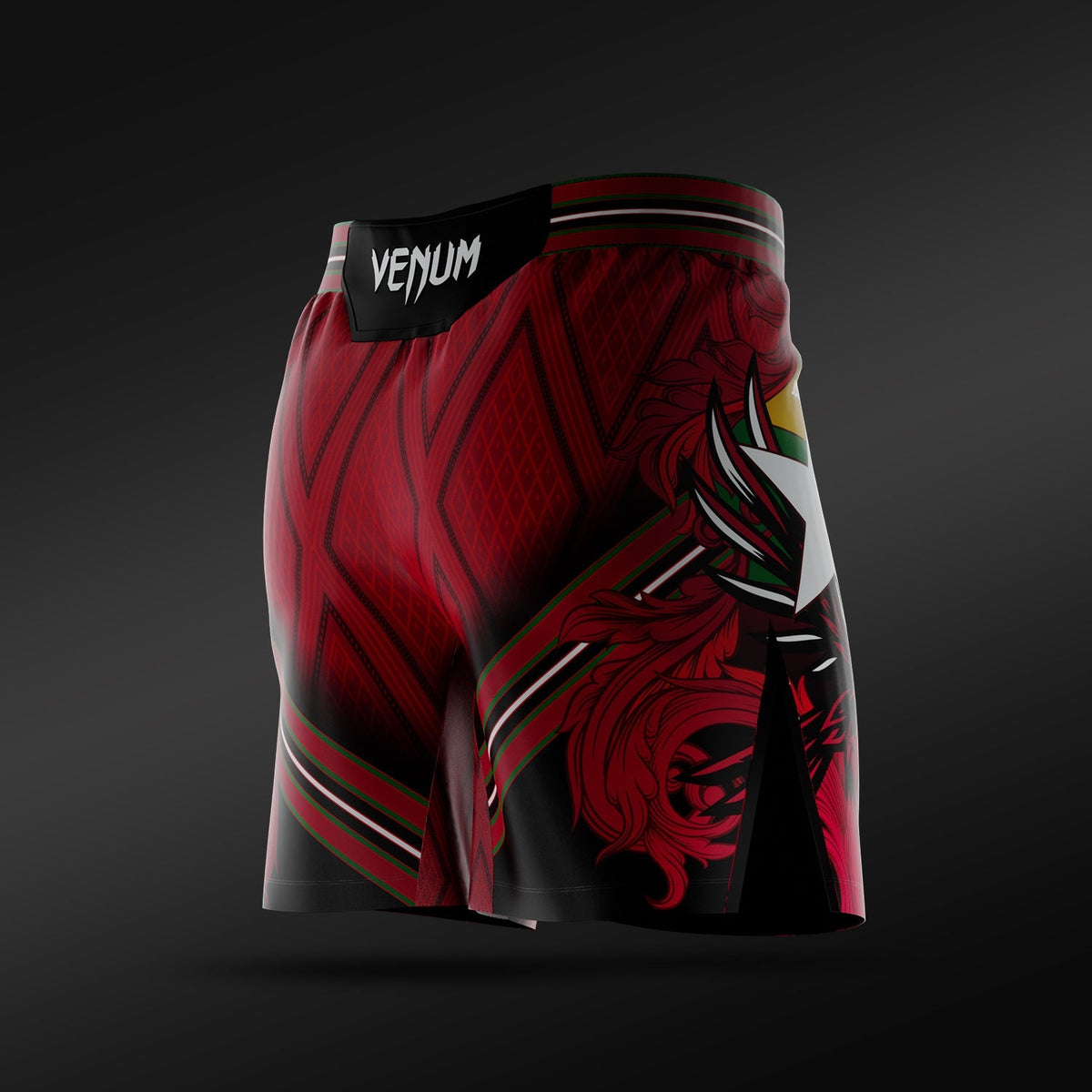 Men's UFC Adrenaline Unrivaled by Venum Red Josh Van Short Fit Fight Short