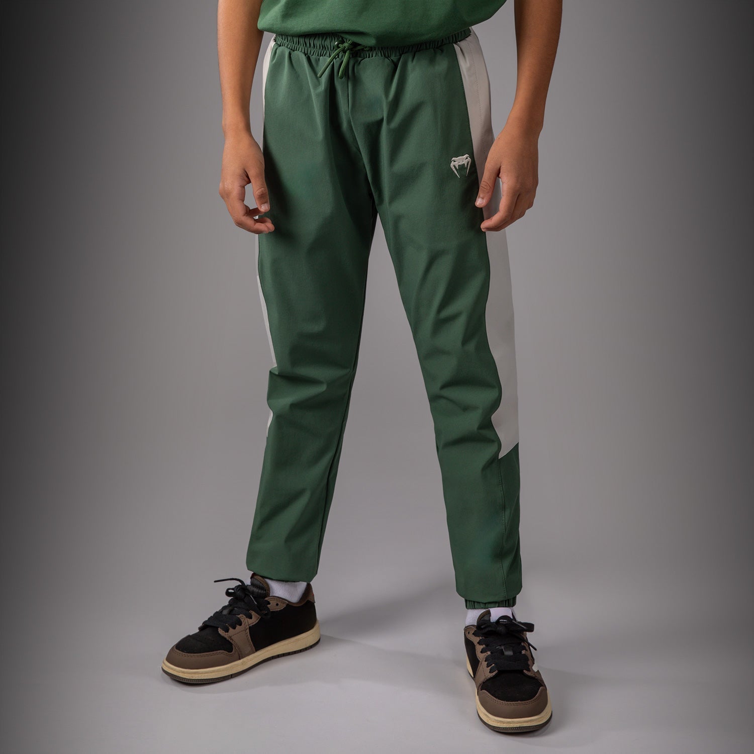 Venum Vectra Kids Joggers - Forest Green/ Off White  product-type_Jogging Pants Venum