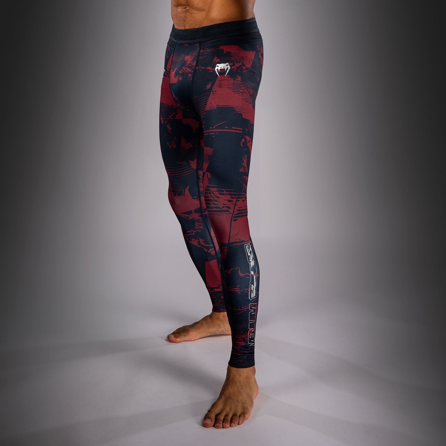 Men’s UFC Zenith by Venum Burgundy Authentic Fight Week Performance Tight  product-type_Compression Pants Venum
