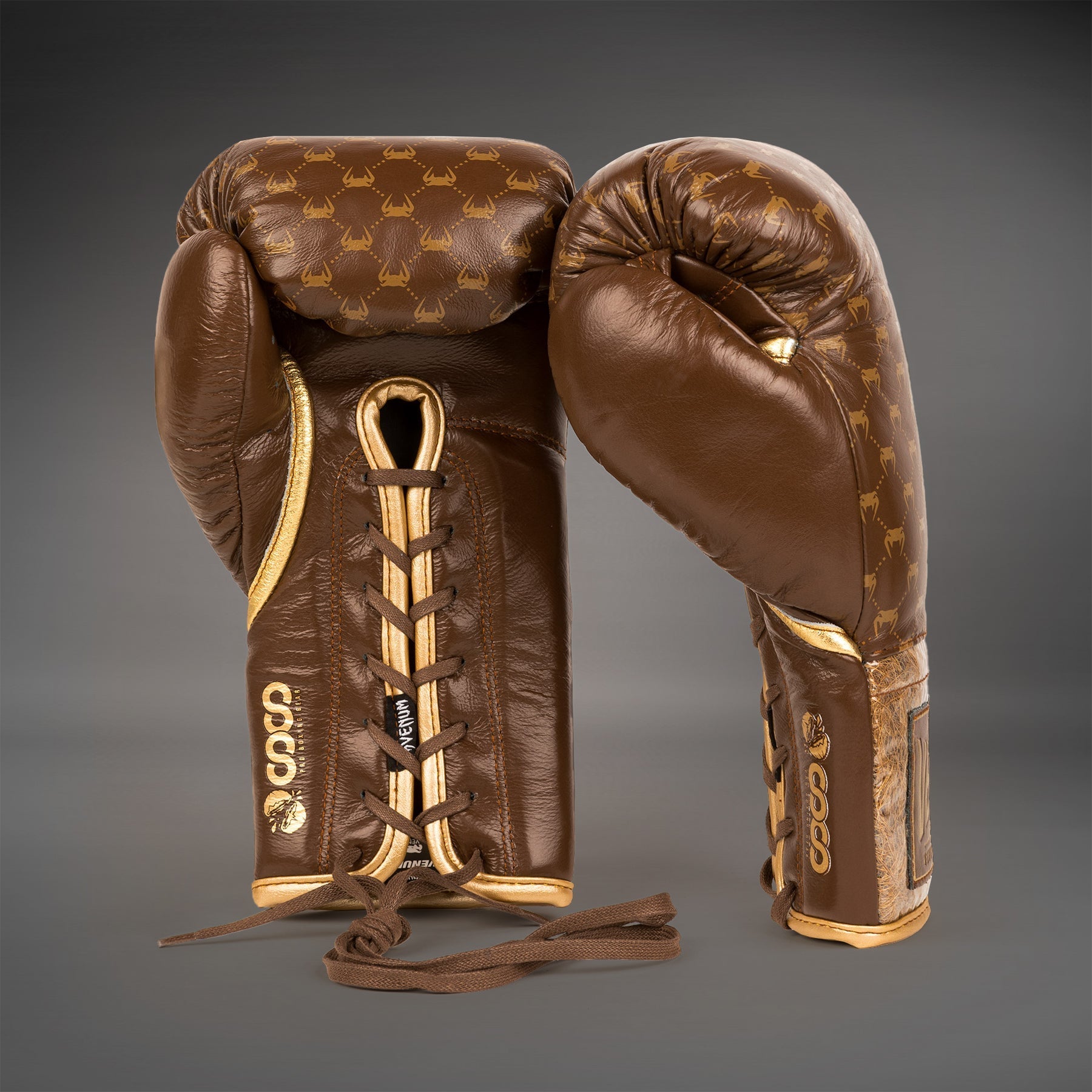 Venum Coco Monogram Pro Lace Up Boxing Gloves