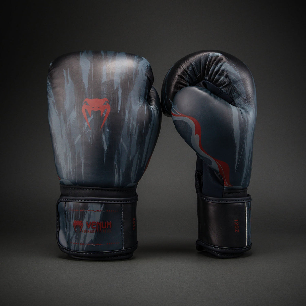 Venum Demon Boxing Gloves - Black/Grey  product-type_Boxing Gloves Venum