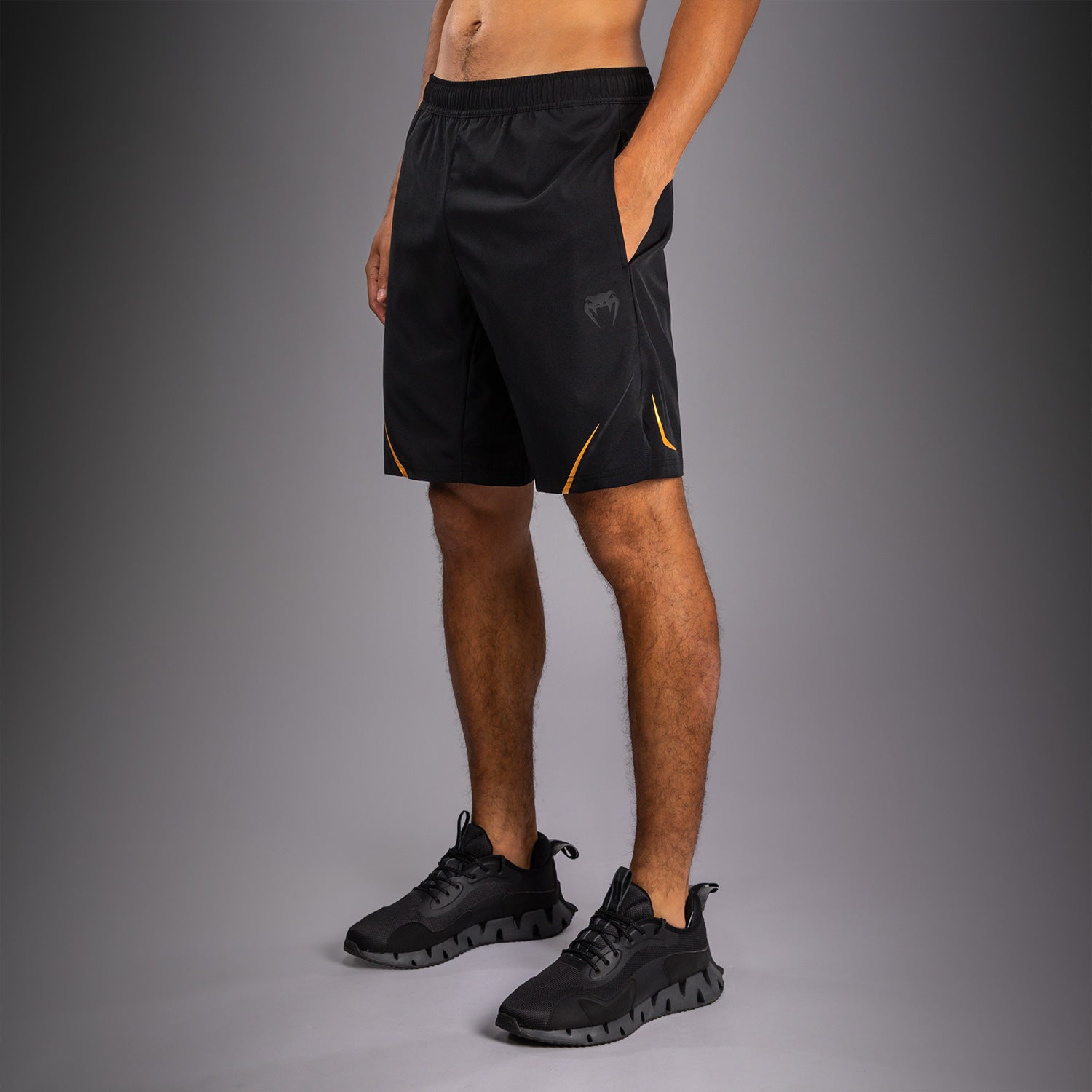 Venum G-Core Training Shorts - Black/Gold  product-type_Training shorts Venum