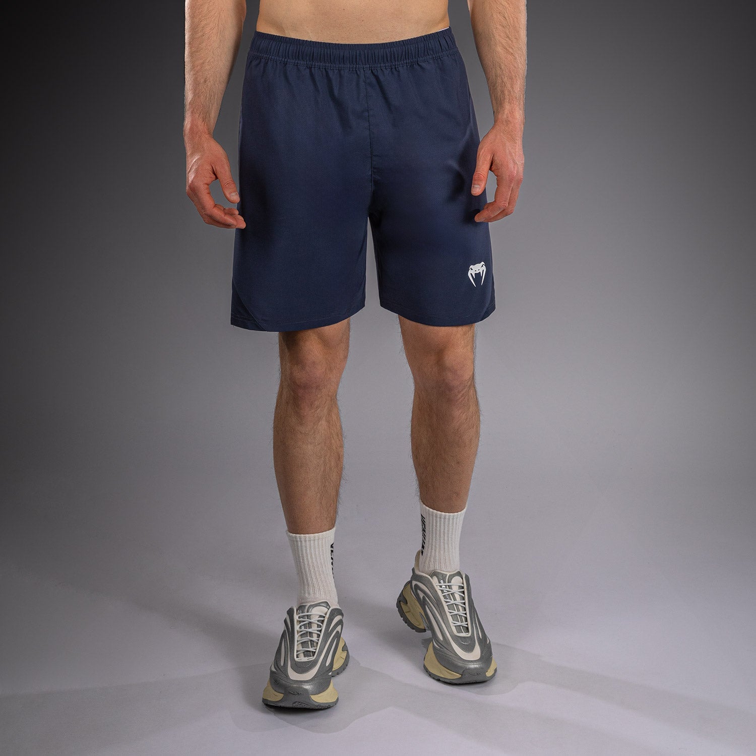 Venum Contender Training Shorts - Navy Blue/White  product-type_Training shorts Venum
