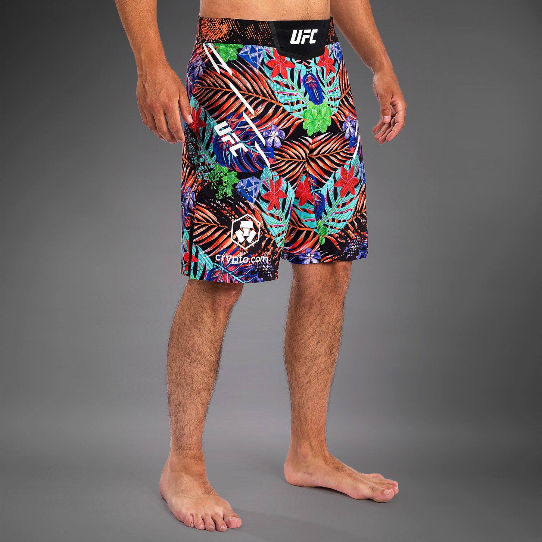 Men's UFC Unrivaled by Venum Blue Dustin Poirier Long Fit Fight Short