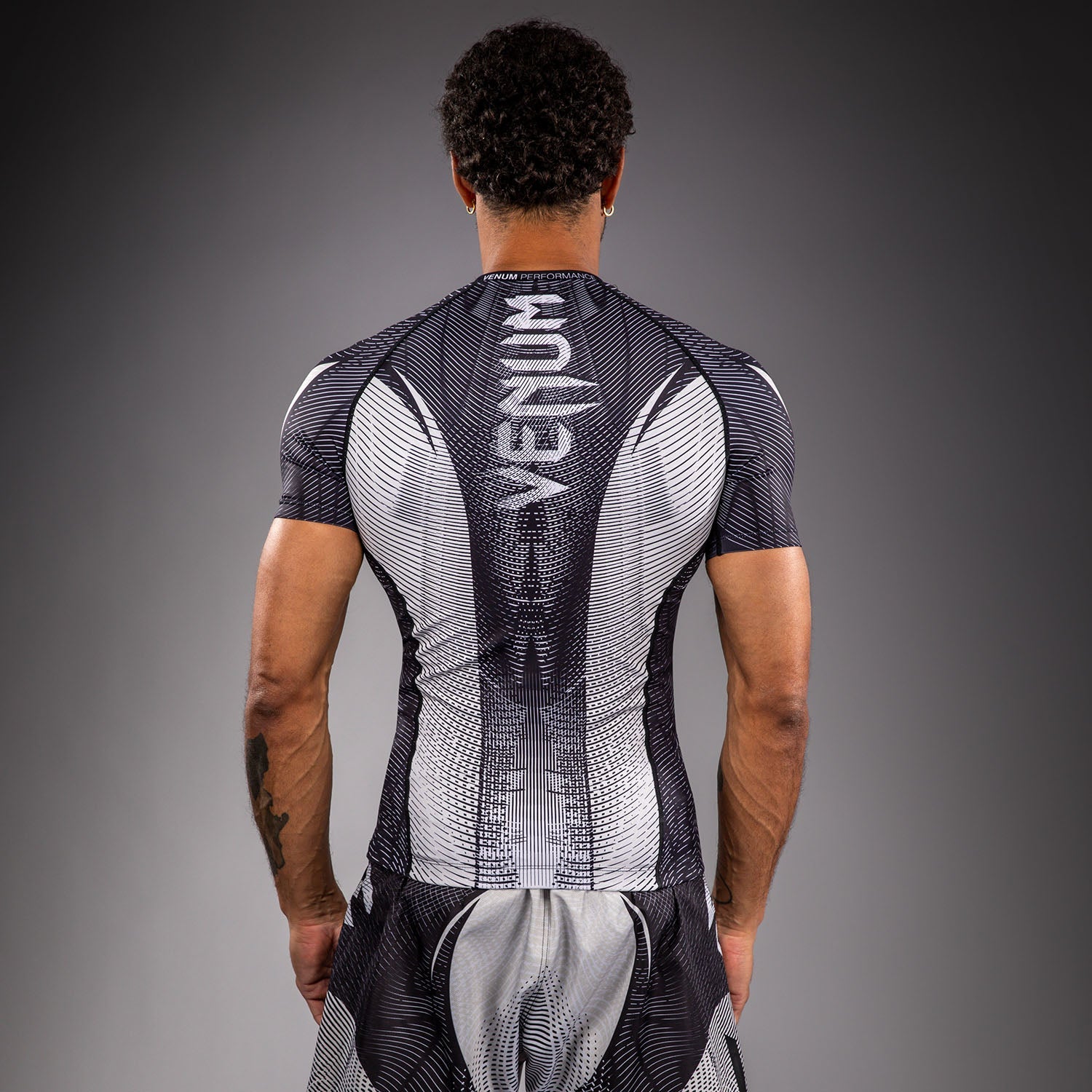 Venum Galactic 3.0 Short Sleeve Rashguard - Off-White/Black  product-type_Compression T-Shirts Venum
