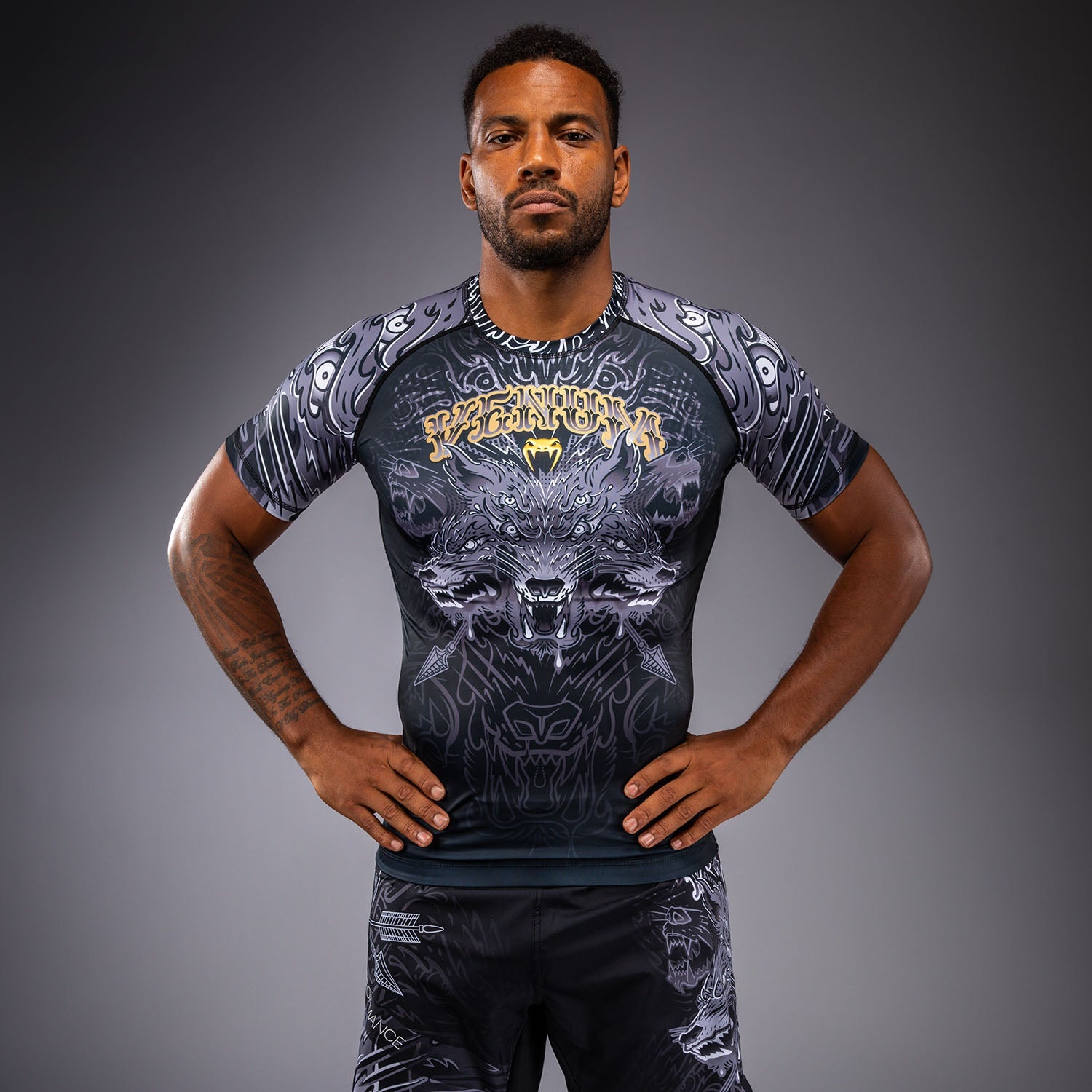 Venum Wolf Atak Short Sleeve Rashguard
