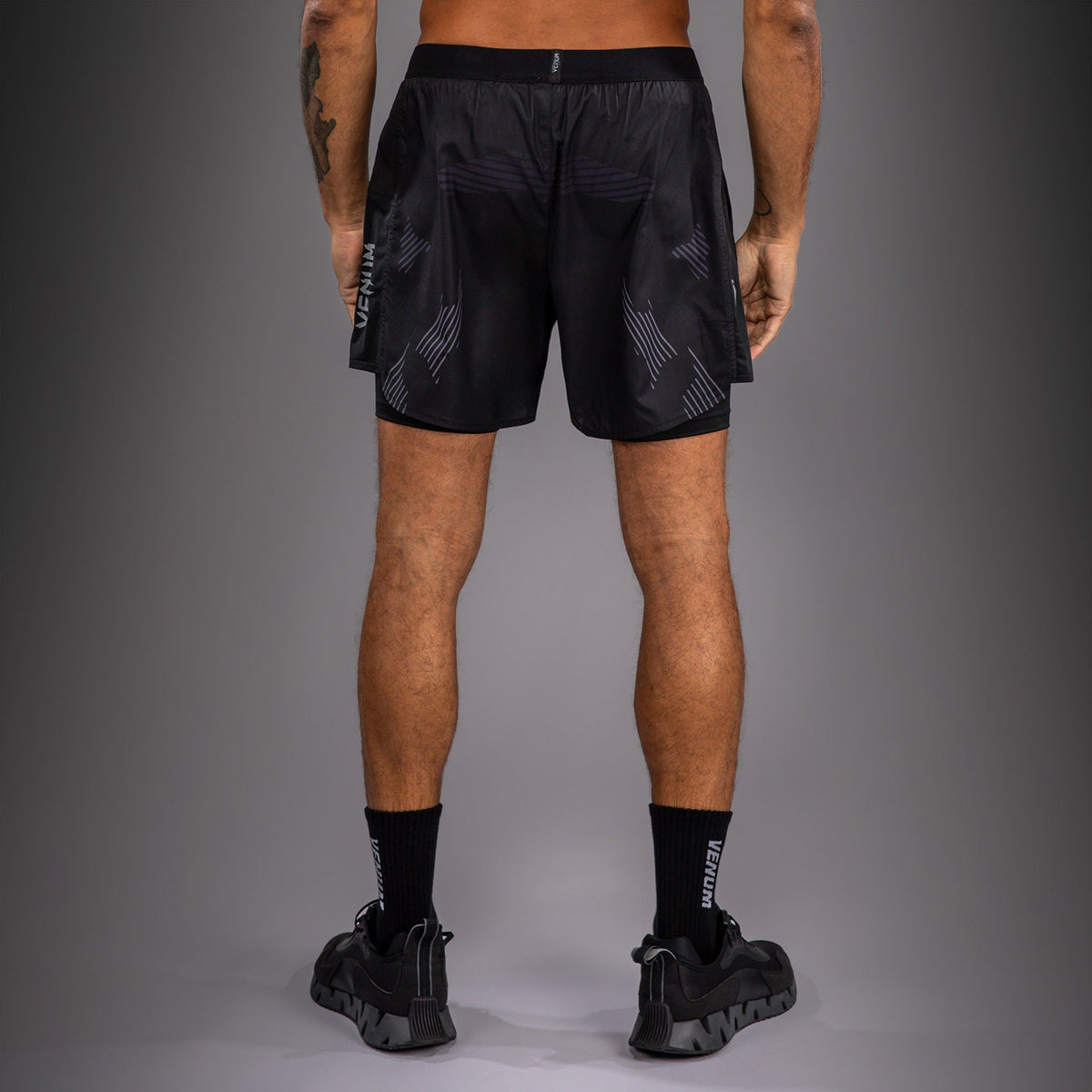 Venum No-Gi 6.0 Training Shorts - Black/Grey  product-type_Training shorts Venum