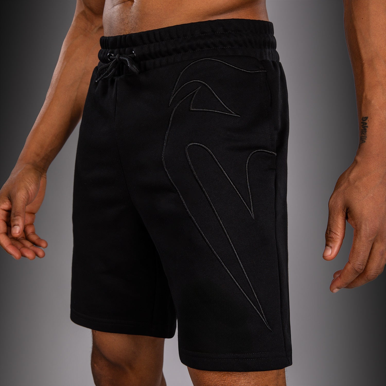 Venum Giant 3D Cotton Shorts - Black  product-type_Cotton Shorts Venum