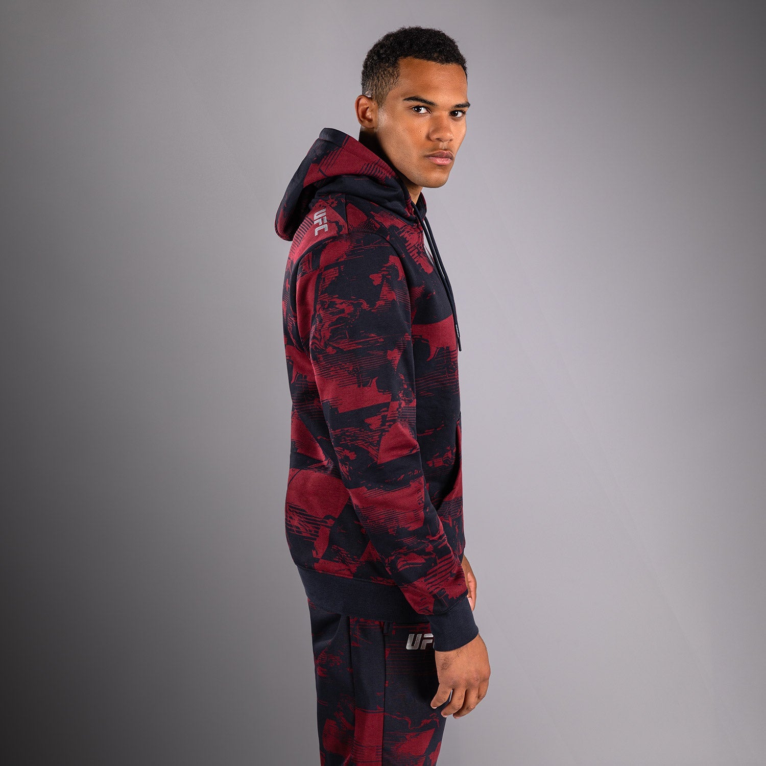 Men's UFC Zenith by Venum Burgundy Authentic Fight Week Pullover Hoodie  product-type_Sweatshirts Venum