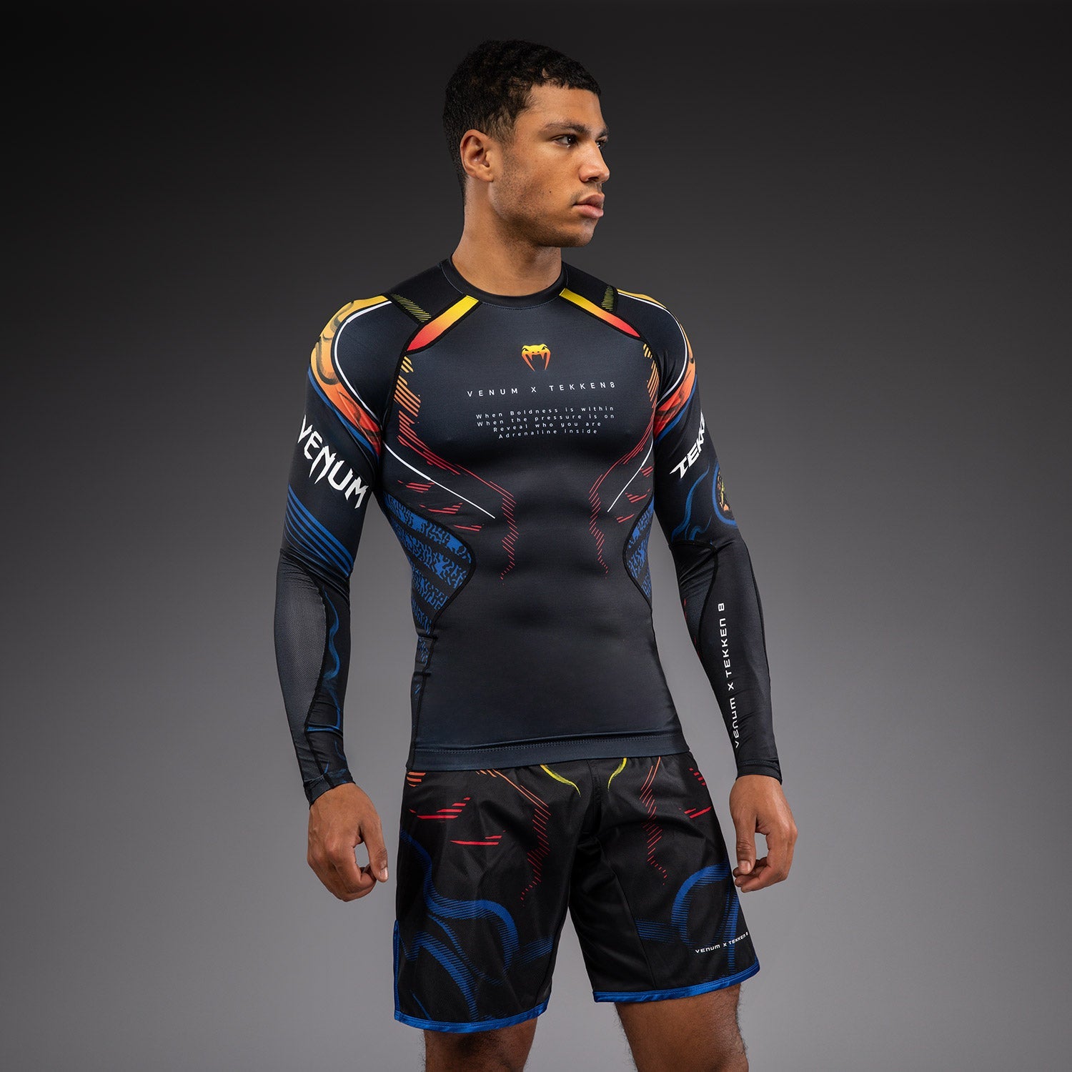 Venum x TEKKEN 8 Long Sleeve Rashguard - Yoshimitsu