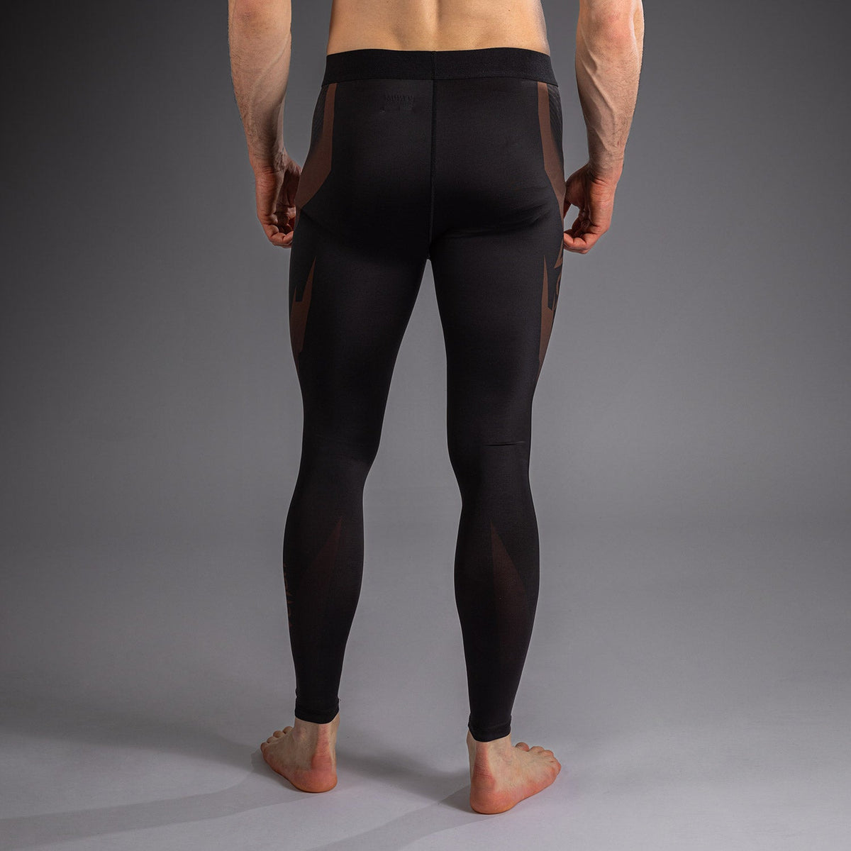 Venum No-Gi 6.0 Spats - Black/Brown  product-type_Compression Pants Venum