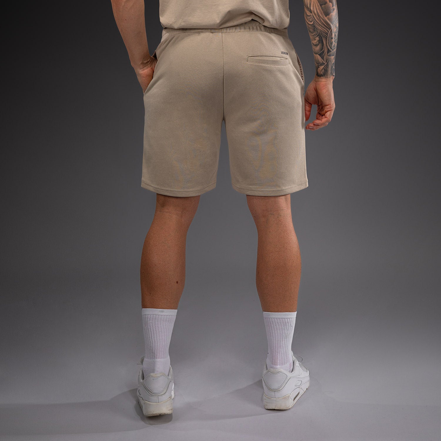 Venum Giant 3D Cotton Shorts - Beige  product-type_Cotton Shorts Venum