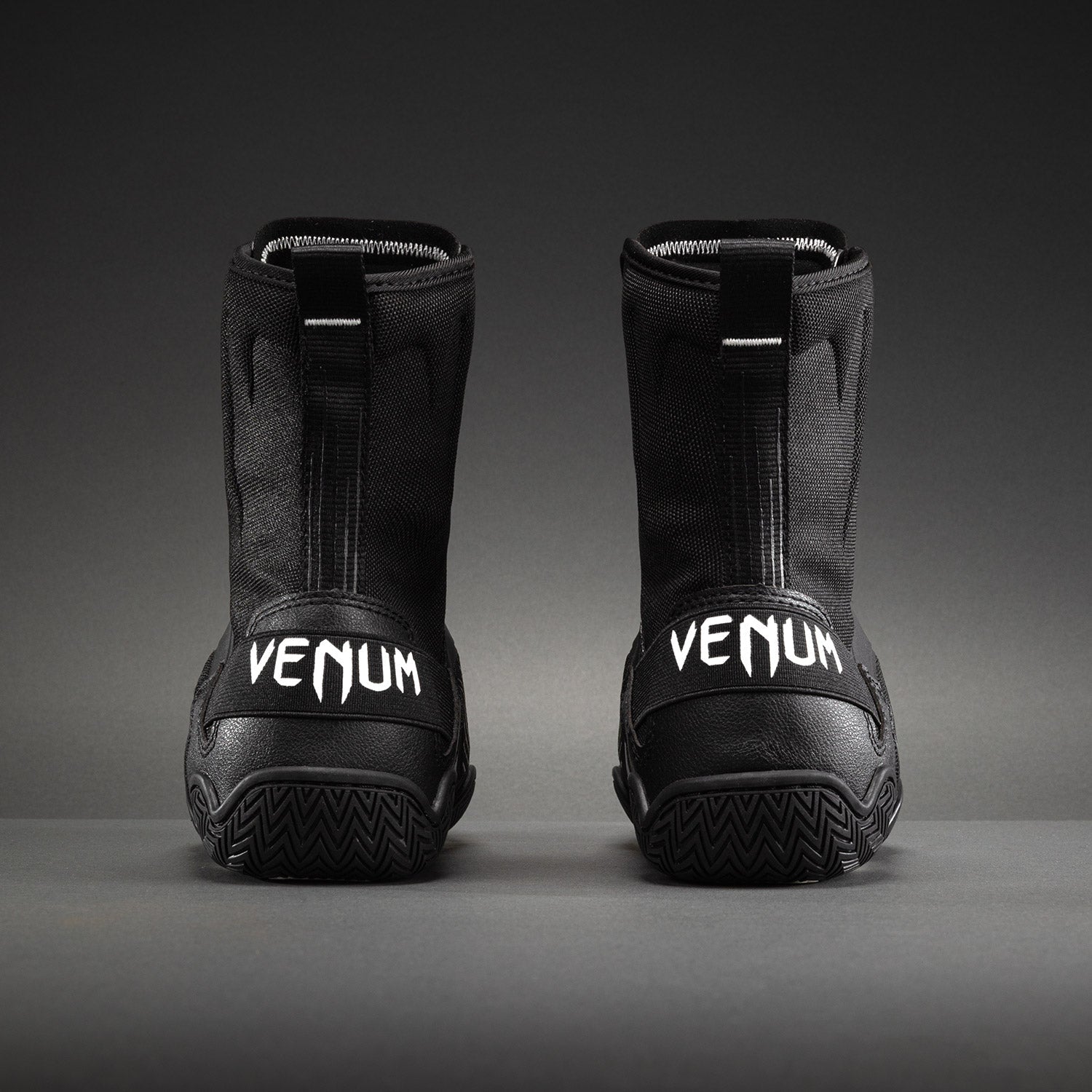 Venum Elite Neo Boxing Shoes - Black/White  product-type_Boxing shoes Venum