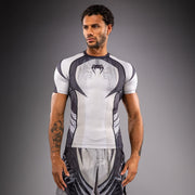 Venum Galactic 3.0 Short Sleeve Rashguard - Off-White/Black  product-type_Compression T-Shirts Venum
