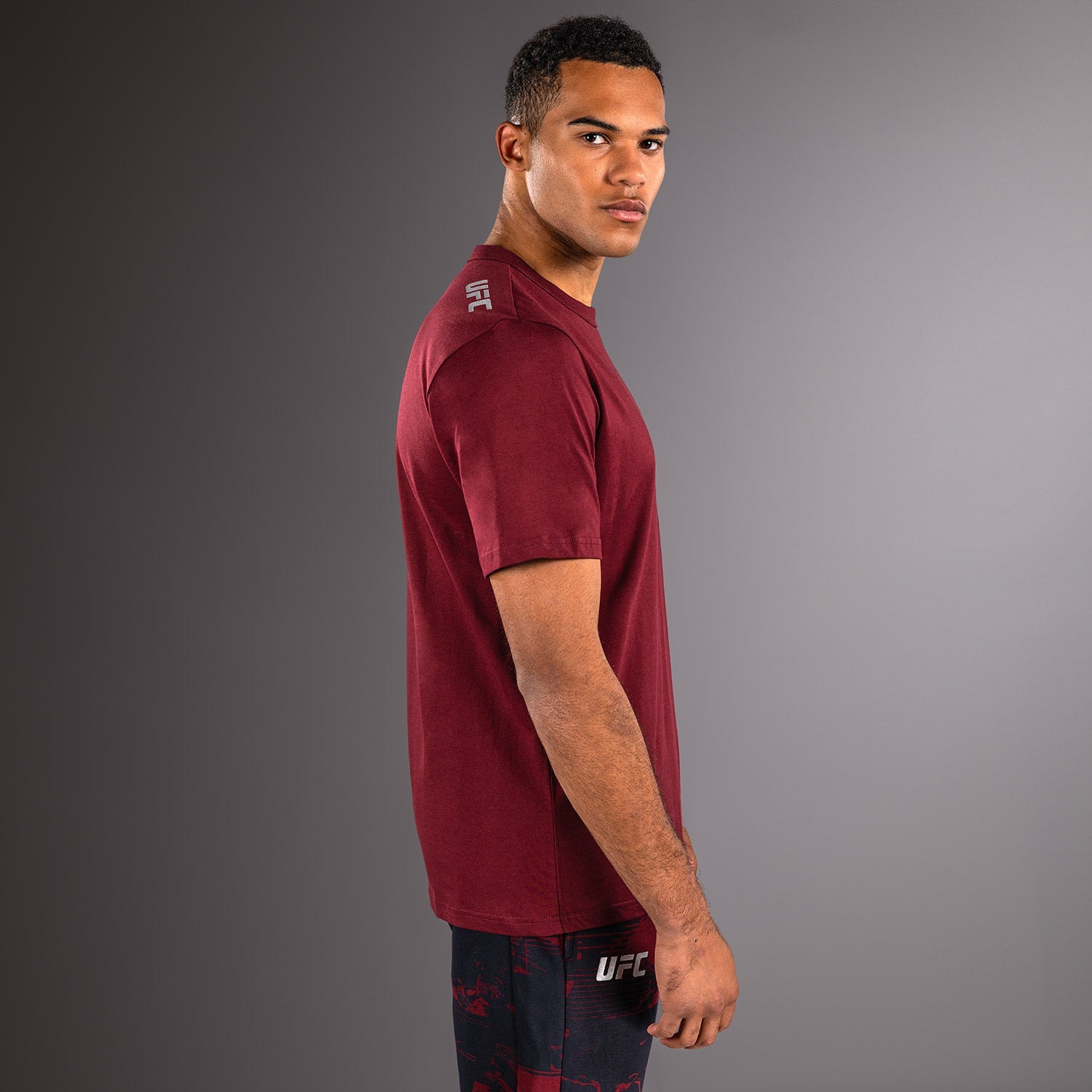 Men's UFC Zenith by Venum Burgundy Authentic Fight Week Short Sleeve T-Shirt  product-type_T-Shirts Venum