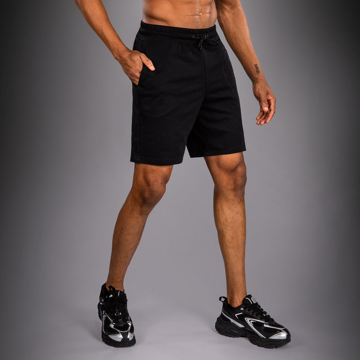 Venum Giant 3D Cotton Shorts - Black  product-type_Cotton Shorts Venum