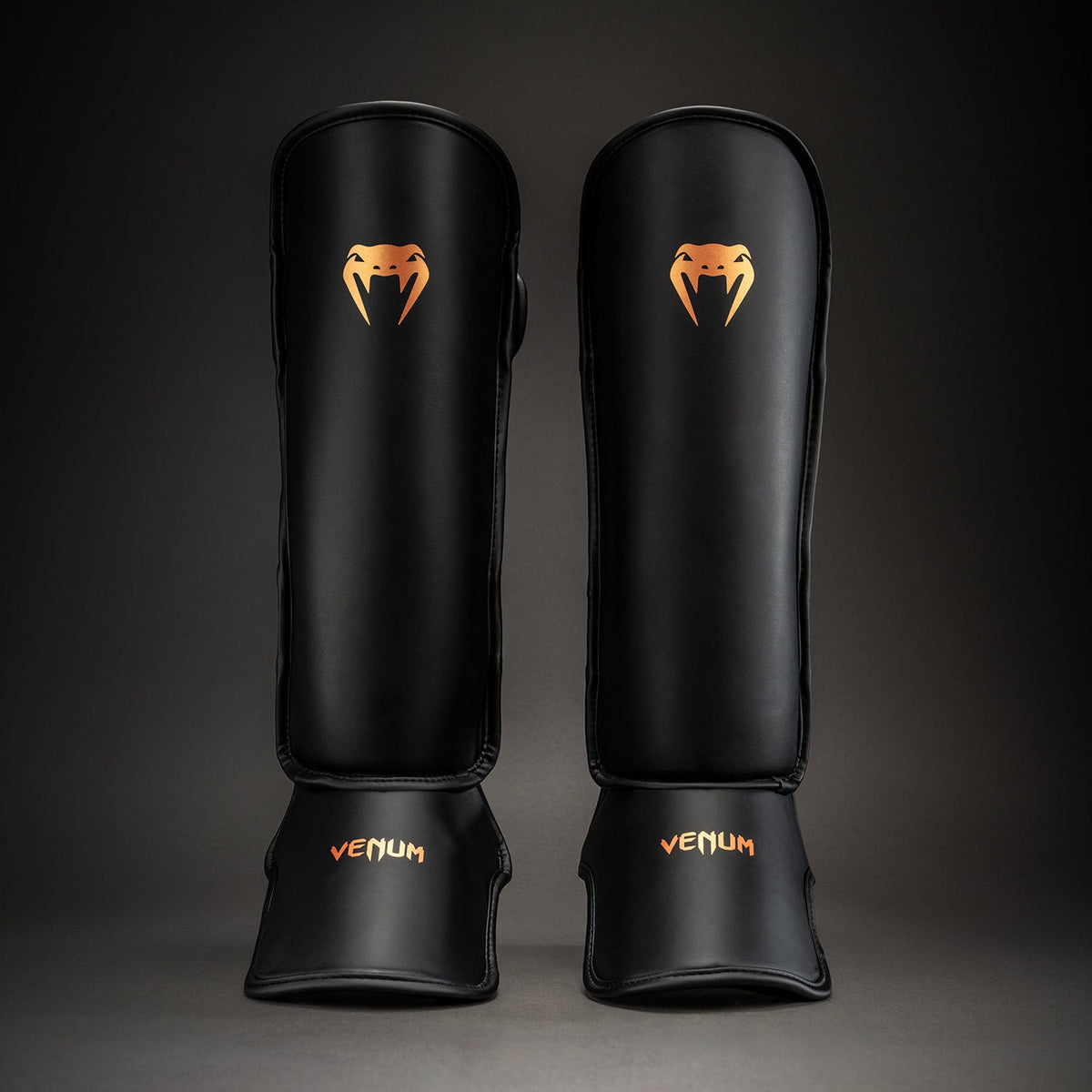 Venum Contender 1.5 Shin Guards - Black/Copper  product-type_Shin guards Venum