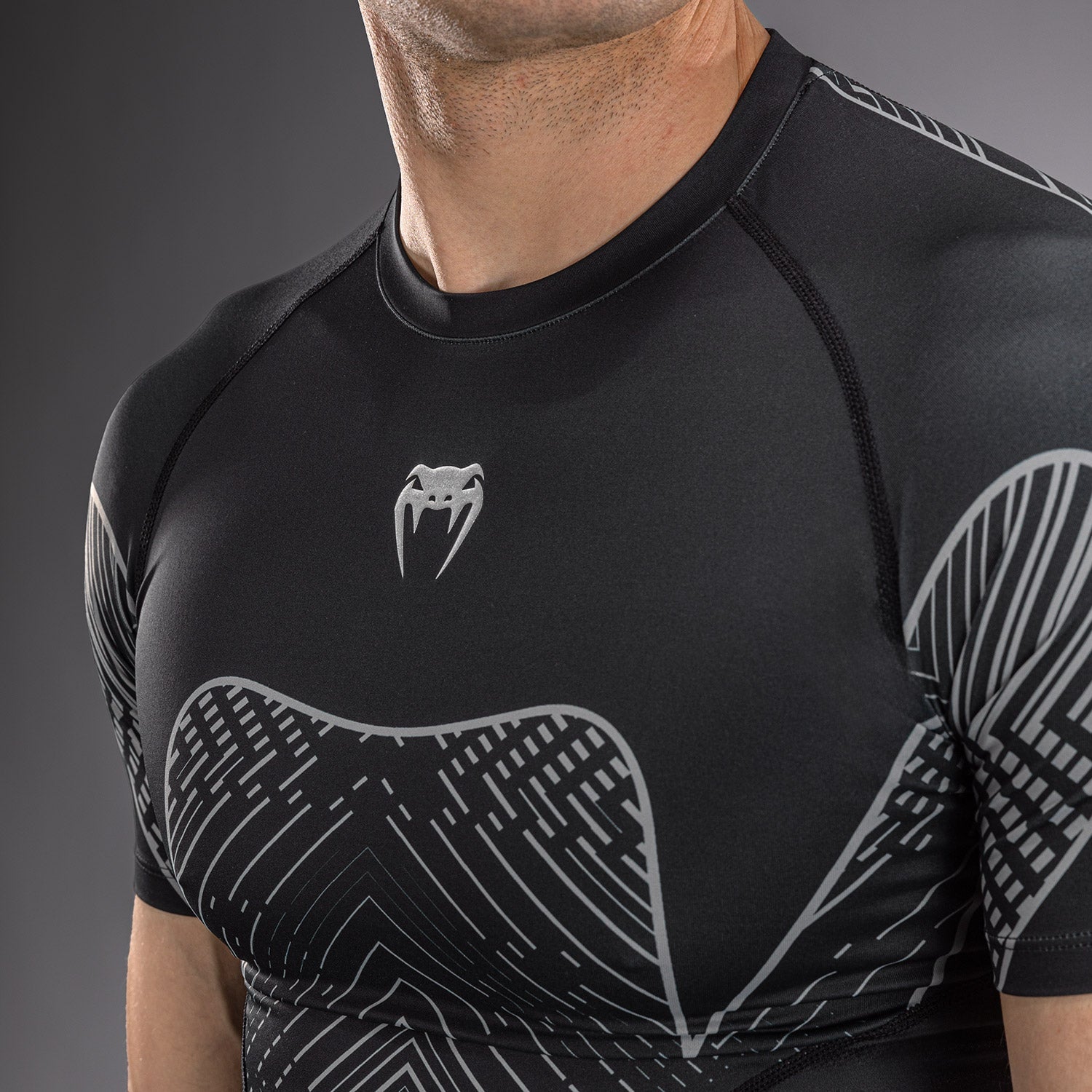 Venum Midnight Fury Short Sleeve Rashguard