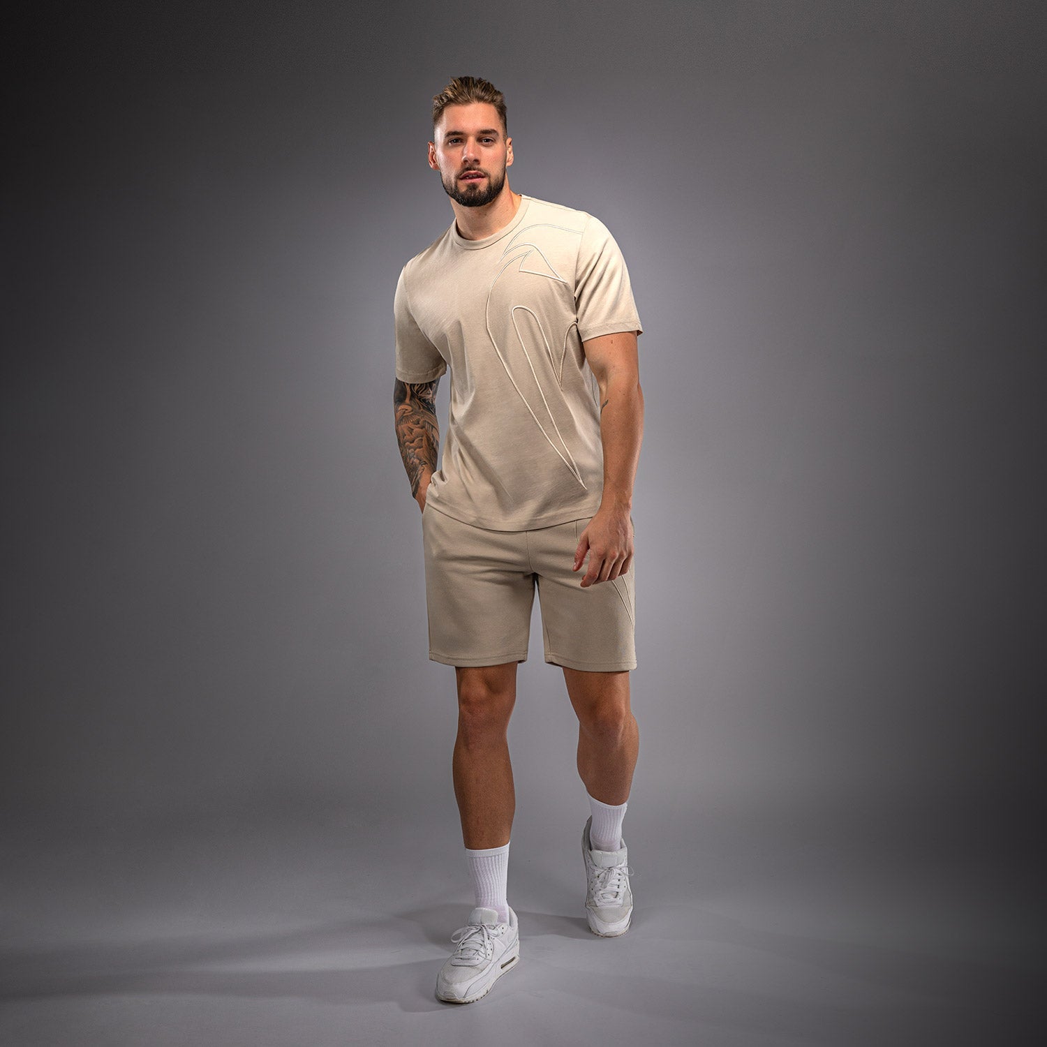 Venum Giant 3D T-shirt - Beige  product-type_T-Shirts Venum