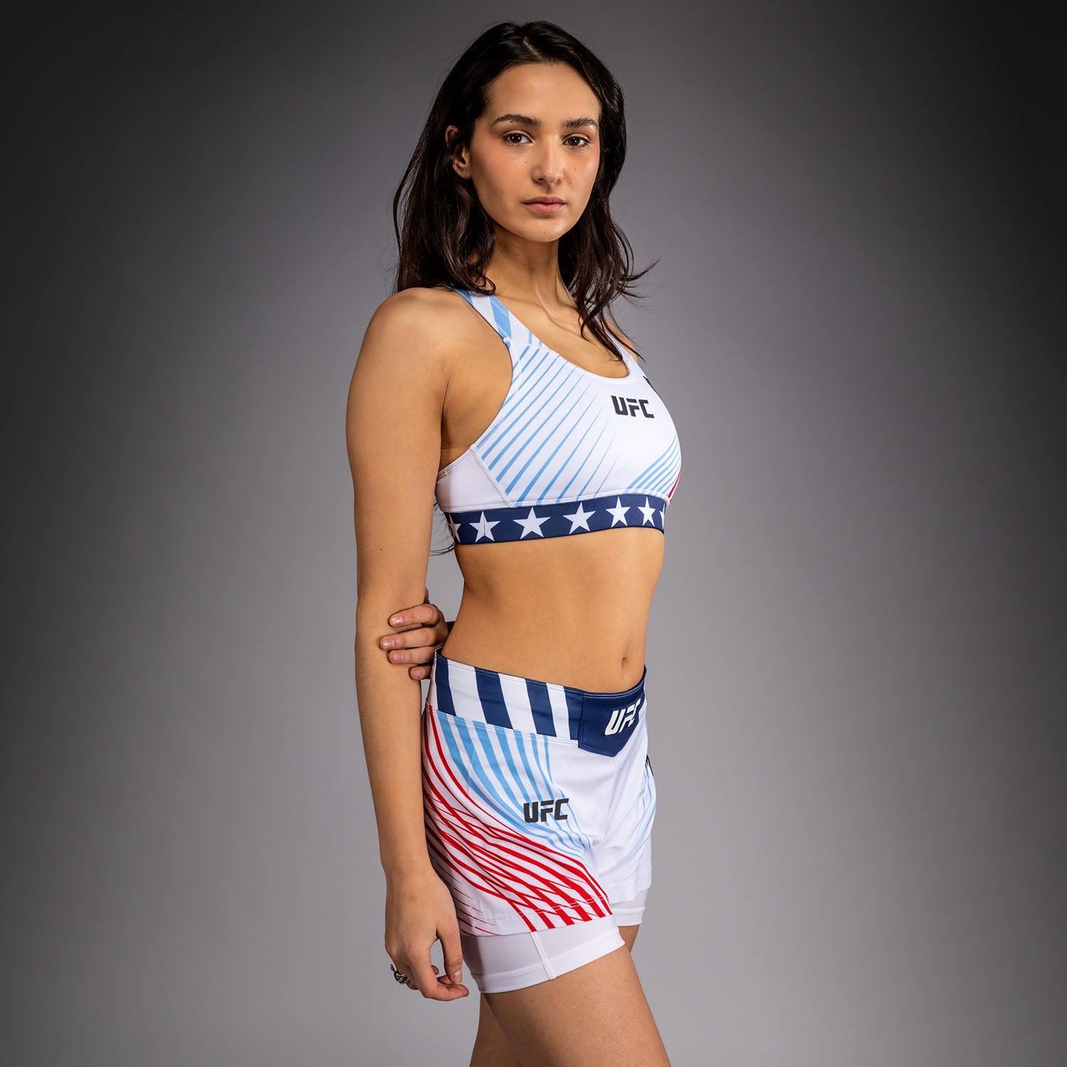 Women's UFC Freedom 250 by Venum Authentic Fight Night Sports Bra