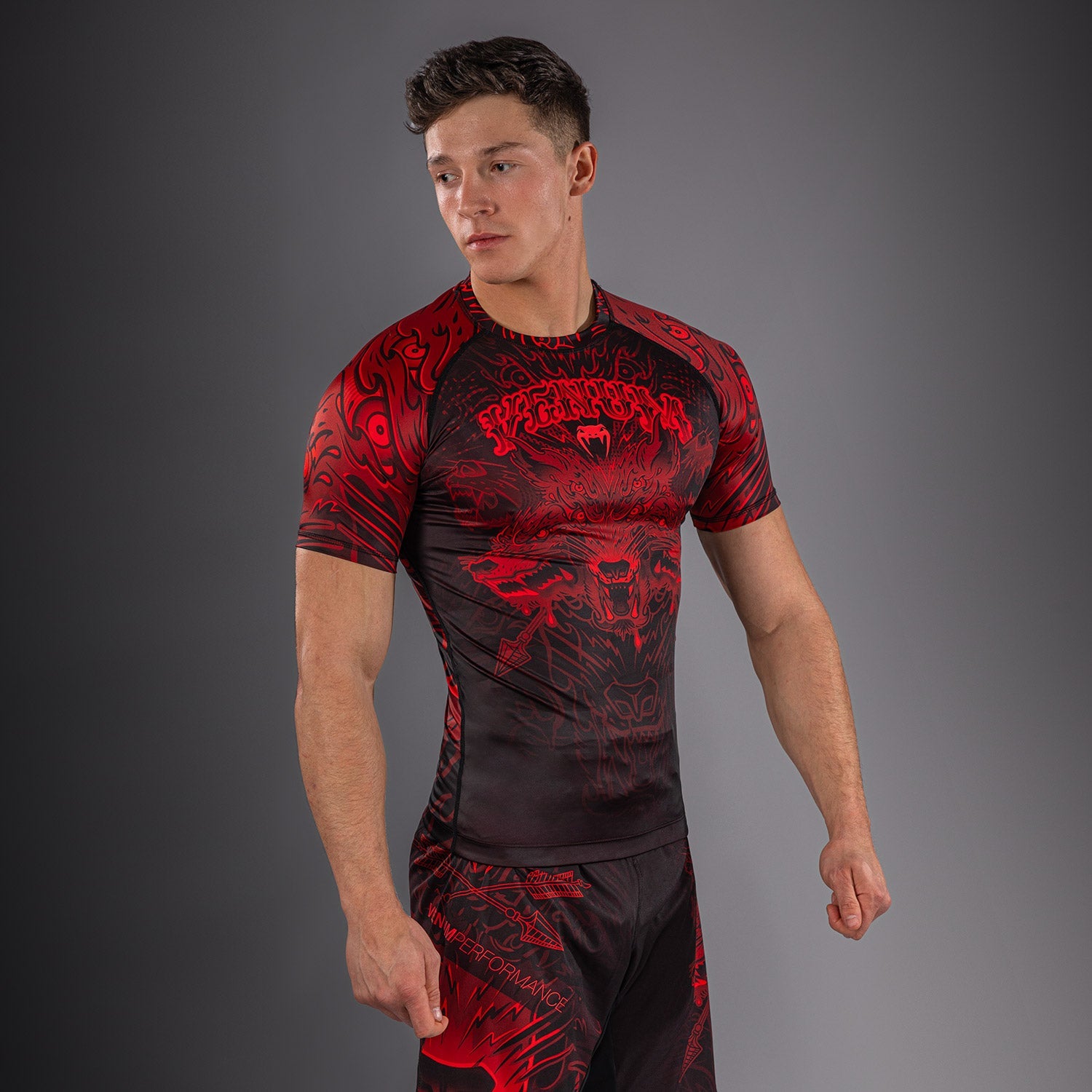 Venum Wolf Atak Short Sleeve Rashguard