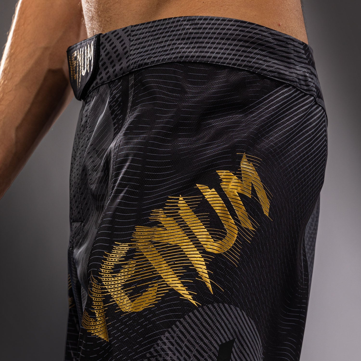 Venum Galactic 3.0 Fight Shorts - Black/Gold  product-type_MMA Shorts Venum