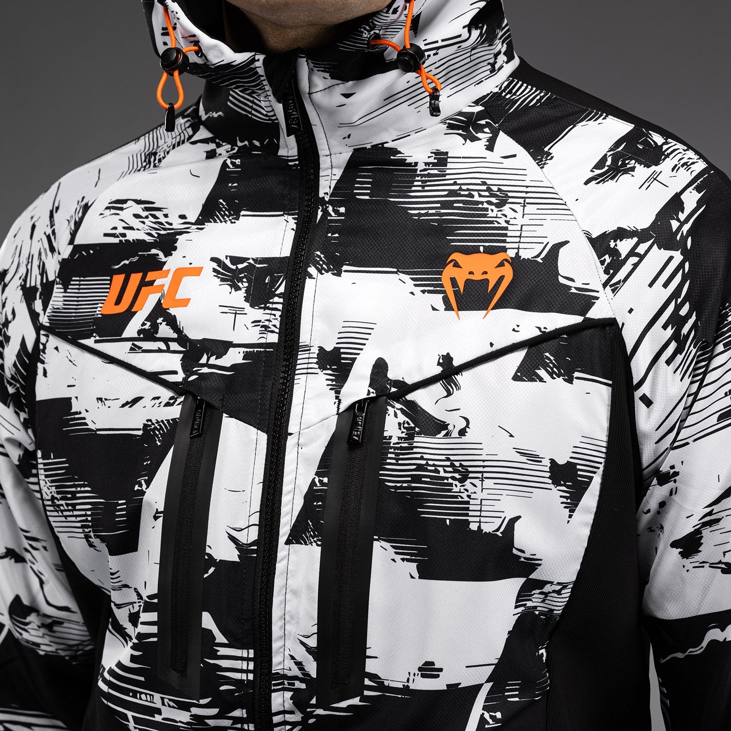 Men's UFC Zenith by Venum White Authentic Fight Week Zip Hoodie  product-type_Jackets Venum
