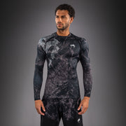 Venum Rage & Workout Long Sleeve Rashguard - Black/Grey  product-type_Compression T-Shirts Venum
