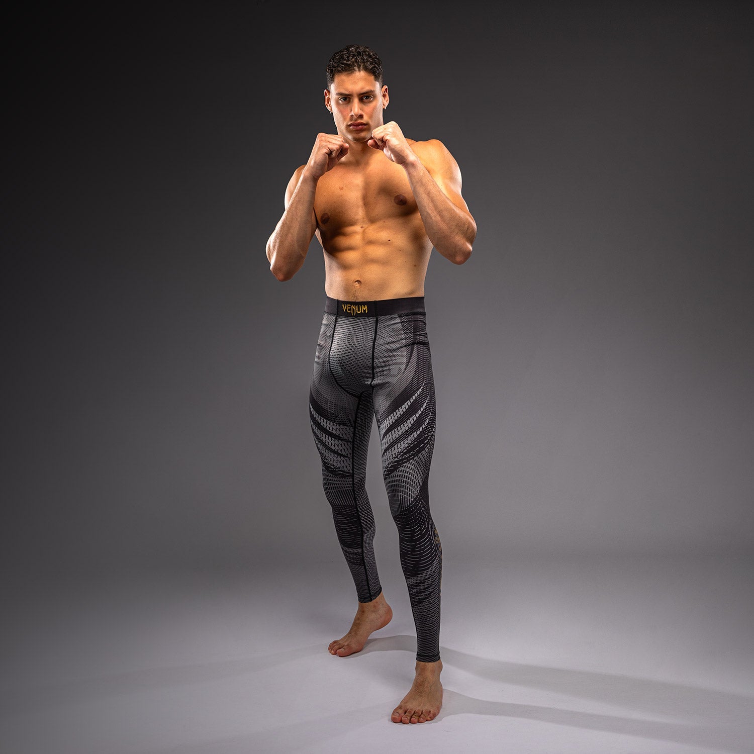Venum Galactic 3.0 Spats - Black/Gold  product-type_Compression Pants Venum